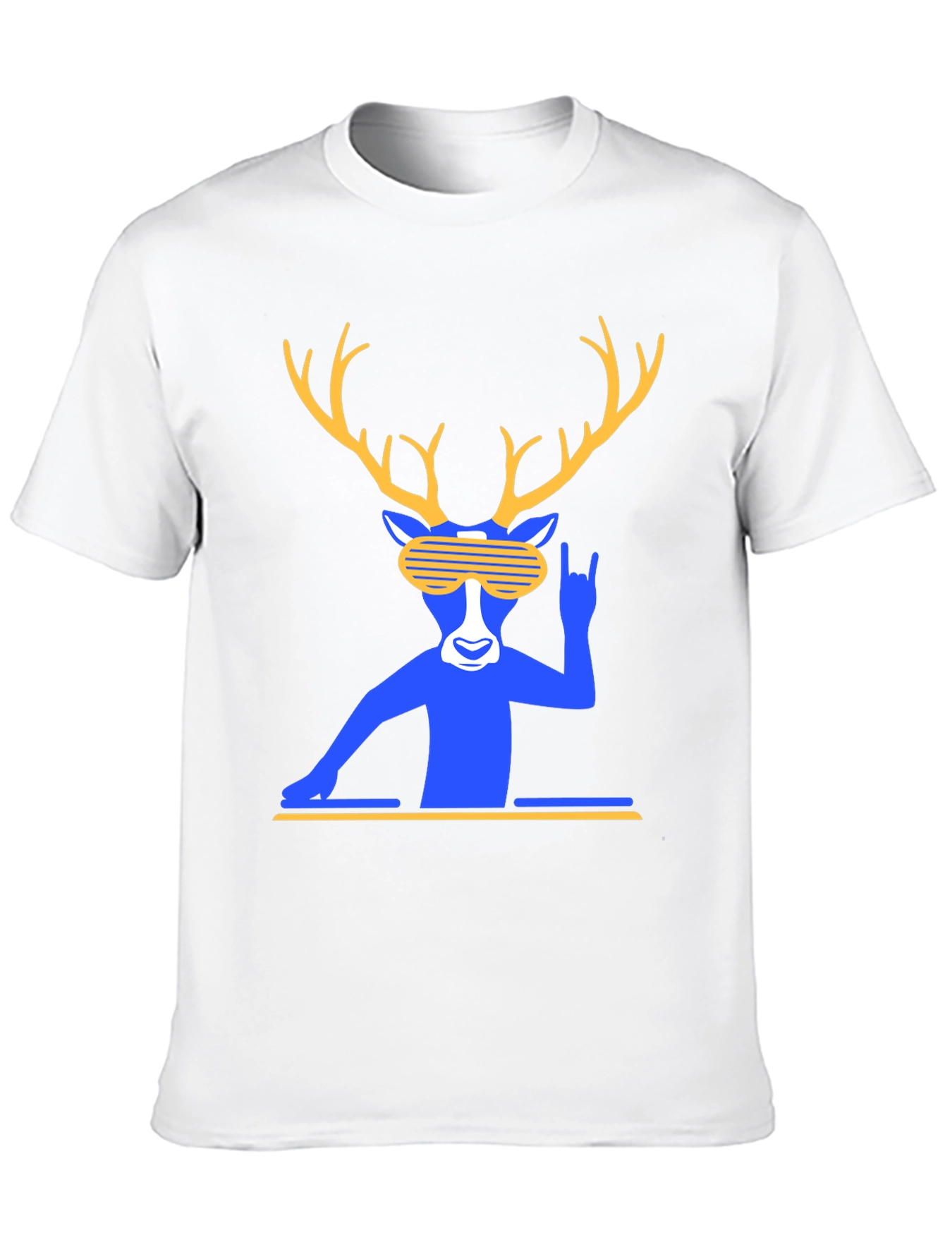 DJ Deer Graphic T-Shirt - Cool & Unique
