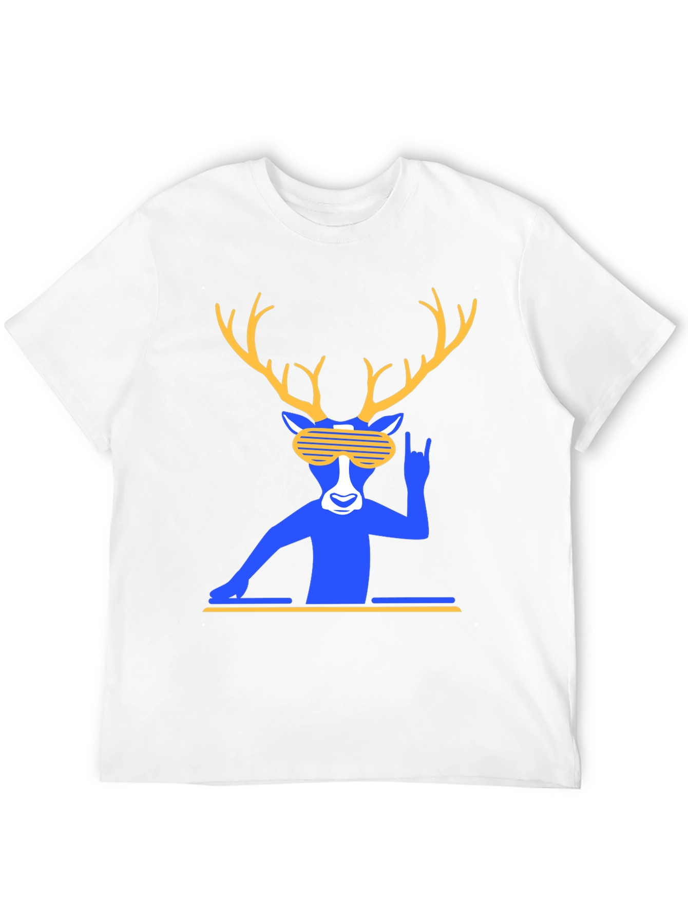 DJ Deer Graphic T-Shirt - Cool & Unique