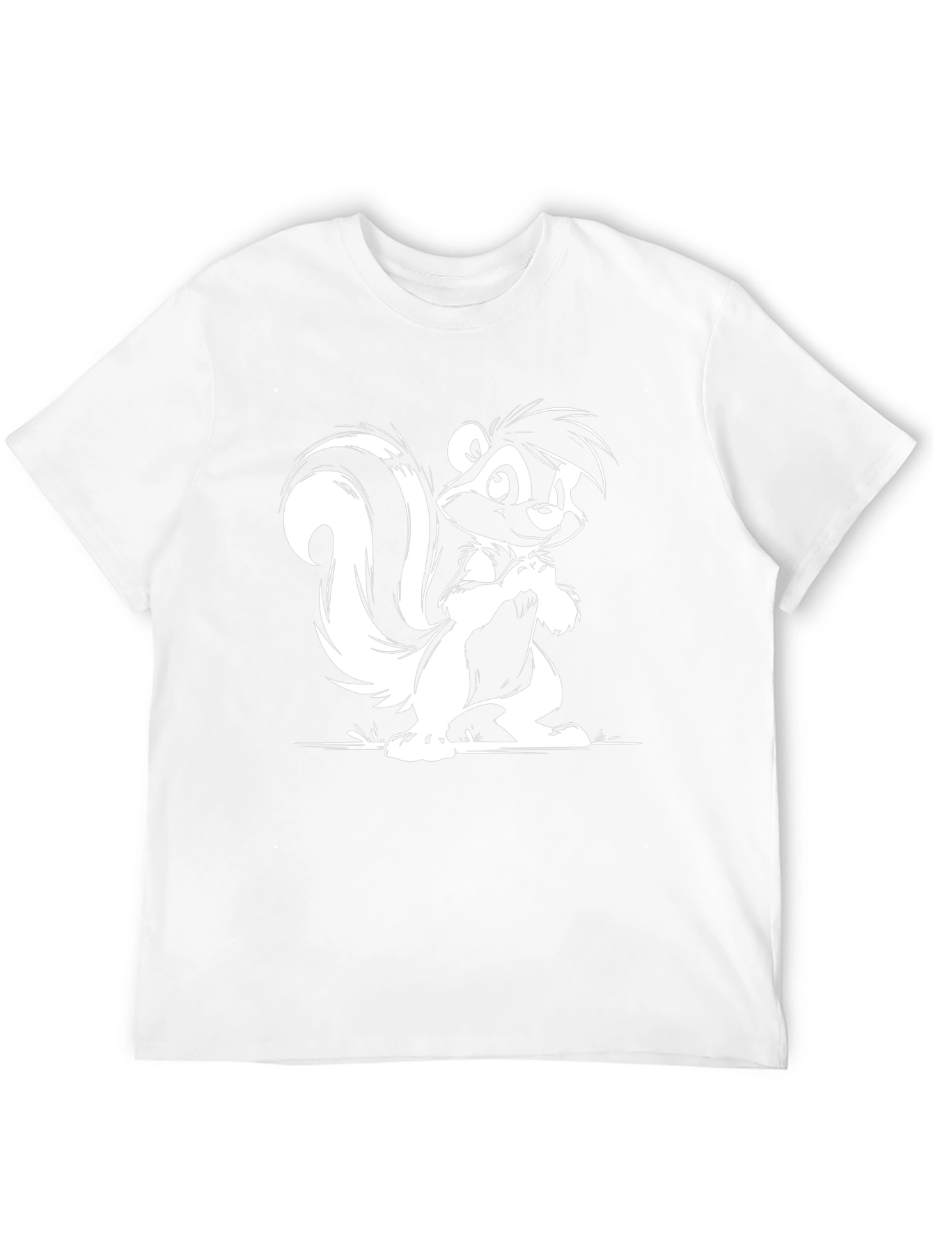 Pepe Le Pew Cartoon Black T-Shirt