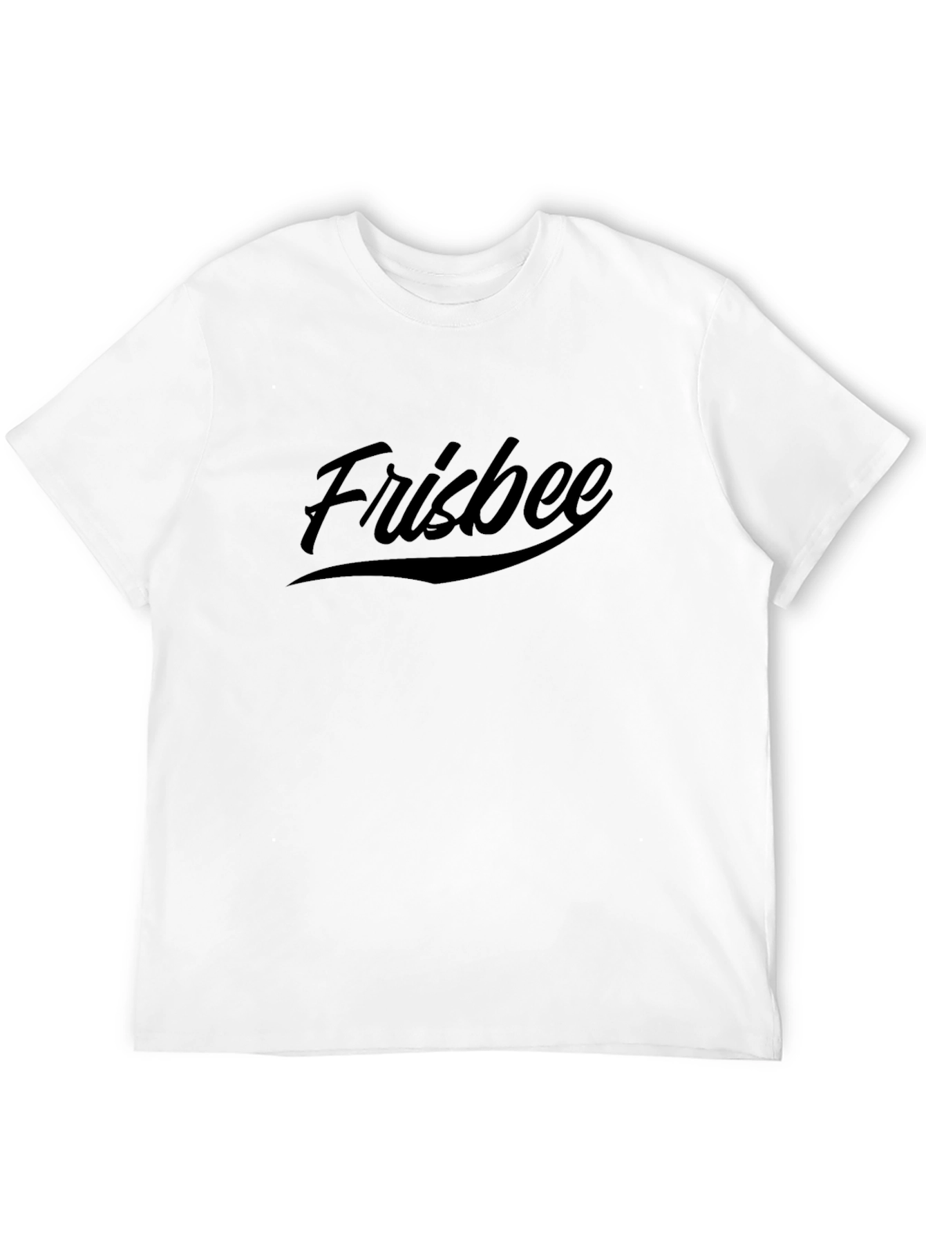 Retro Frisbee Graphic Tee - Black
