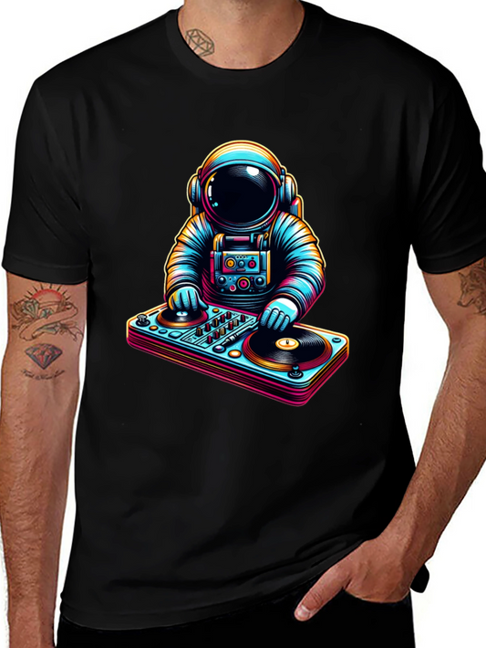 DJ Astronaut Graphic T-Shirt