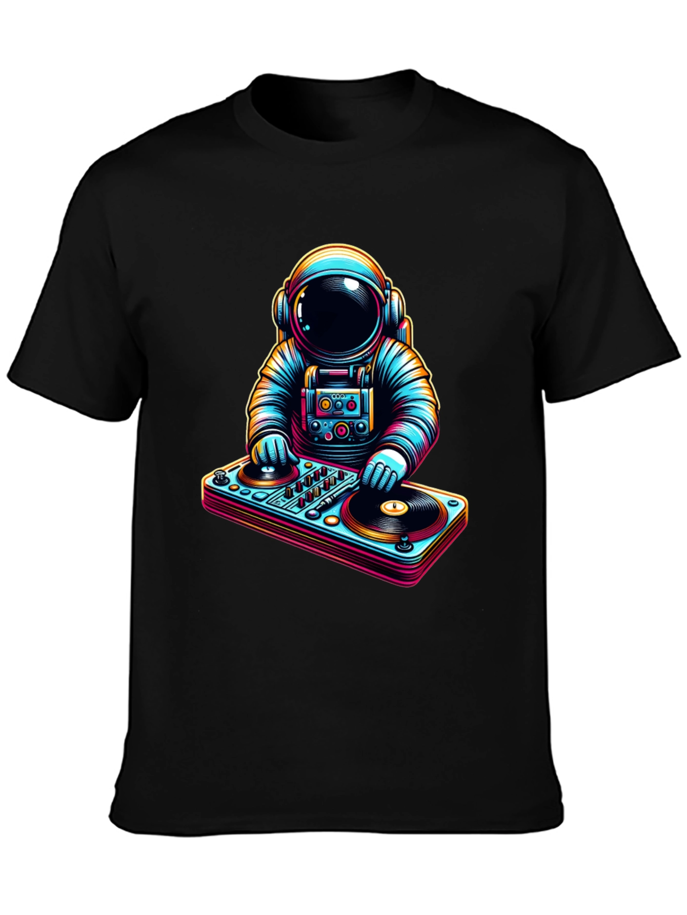 DJ Astronaut Graphic T-Shirt