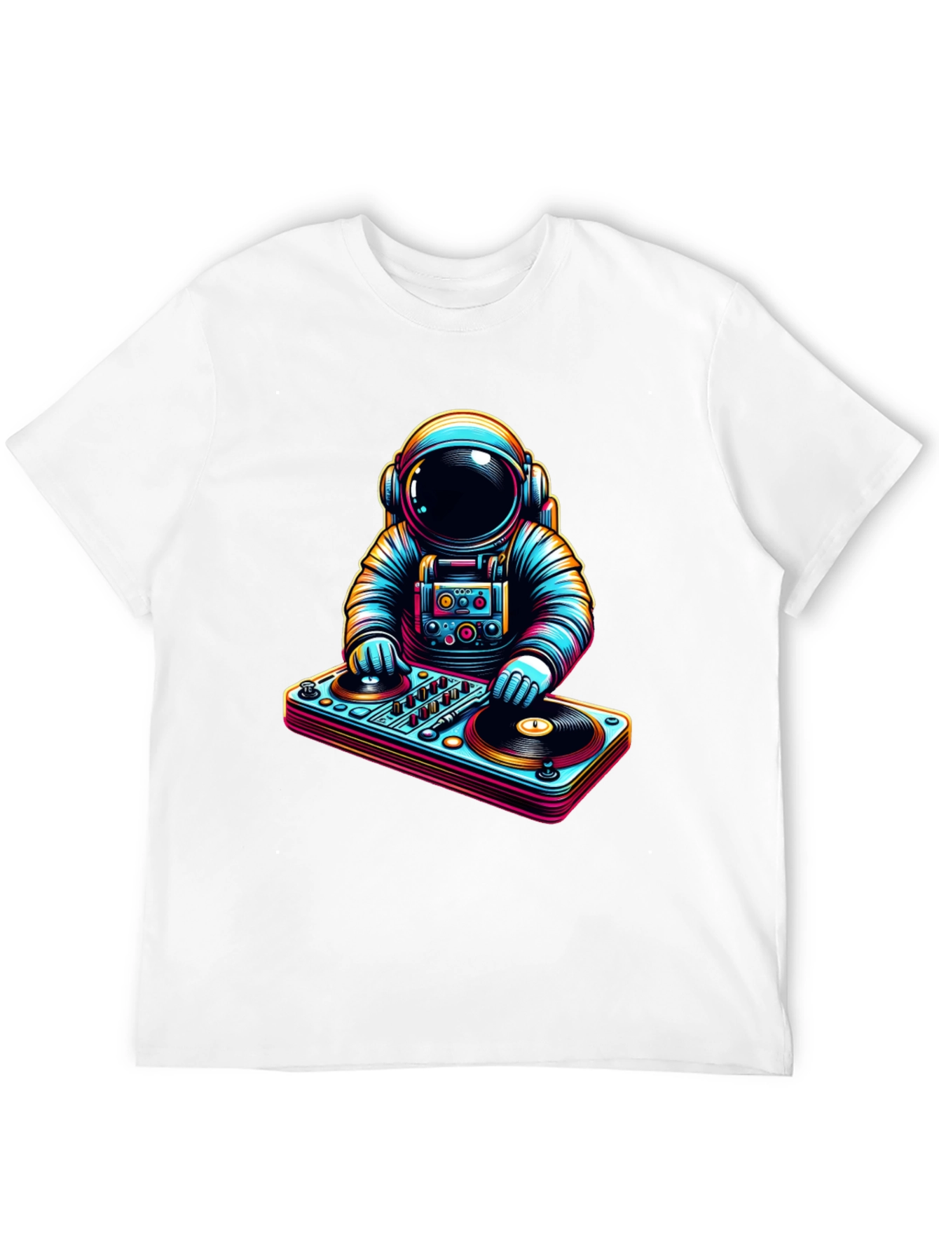 DJ Astronaut Graphic T-Shirt