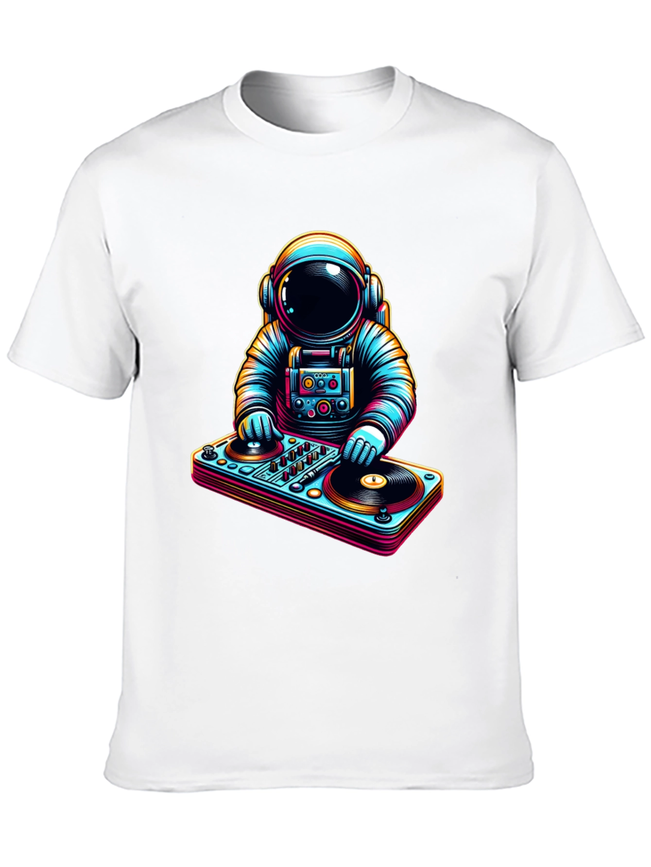 DJ Astronaut Graphic T-Shirt