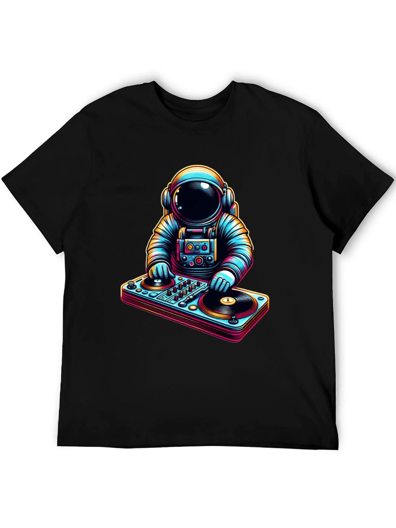 DJ Astronaut Graphic T-Shirt
