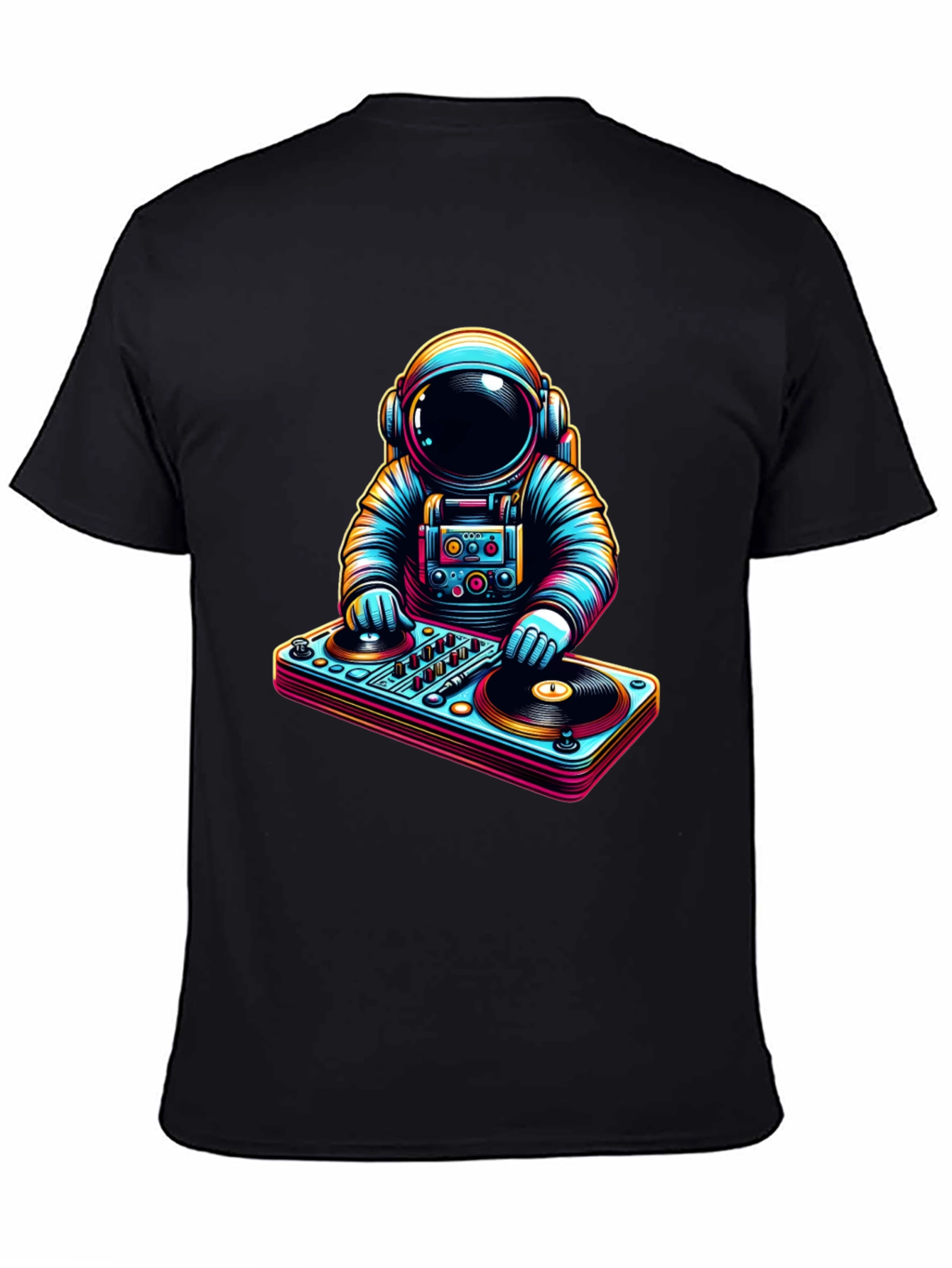 DJ Astronaut Graphic T-Shirt