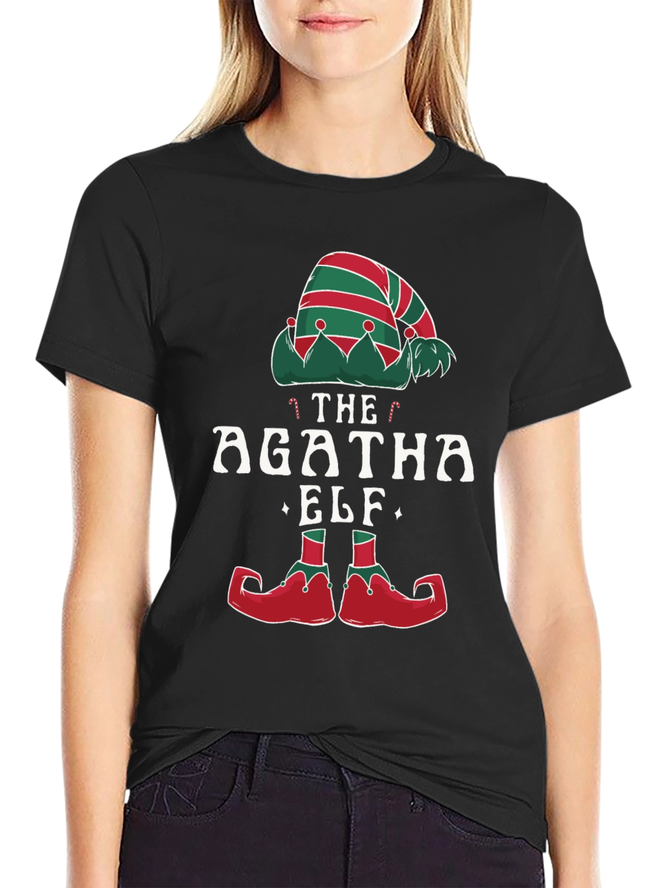 Agatha The Elf Christmas T-Shirt