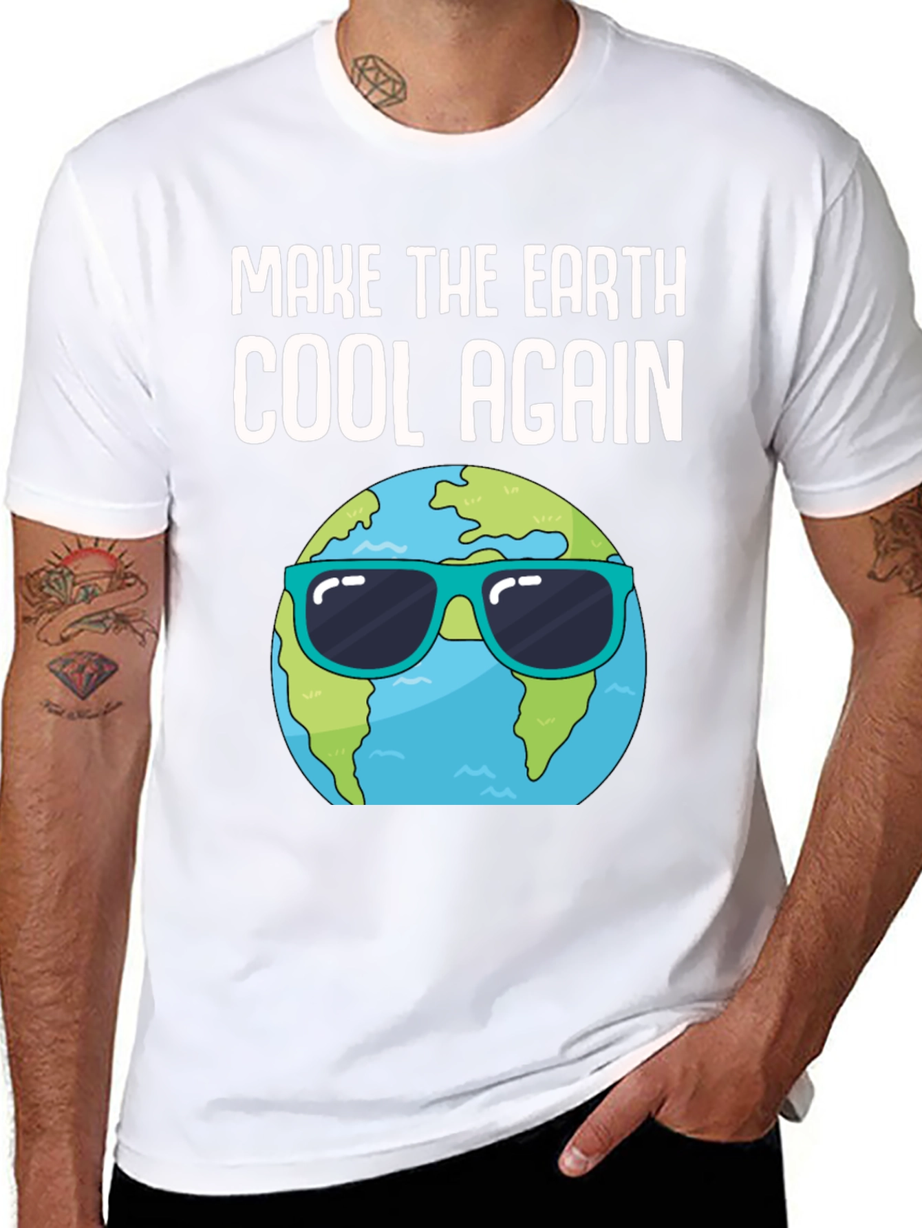 Cool Earth Graphic Tee - Climate Change Awareness