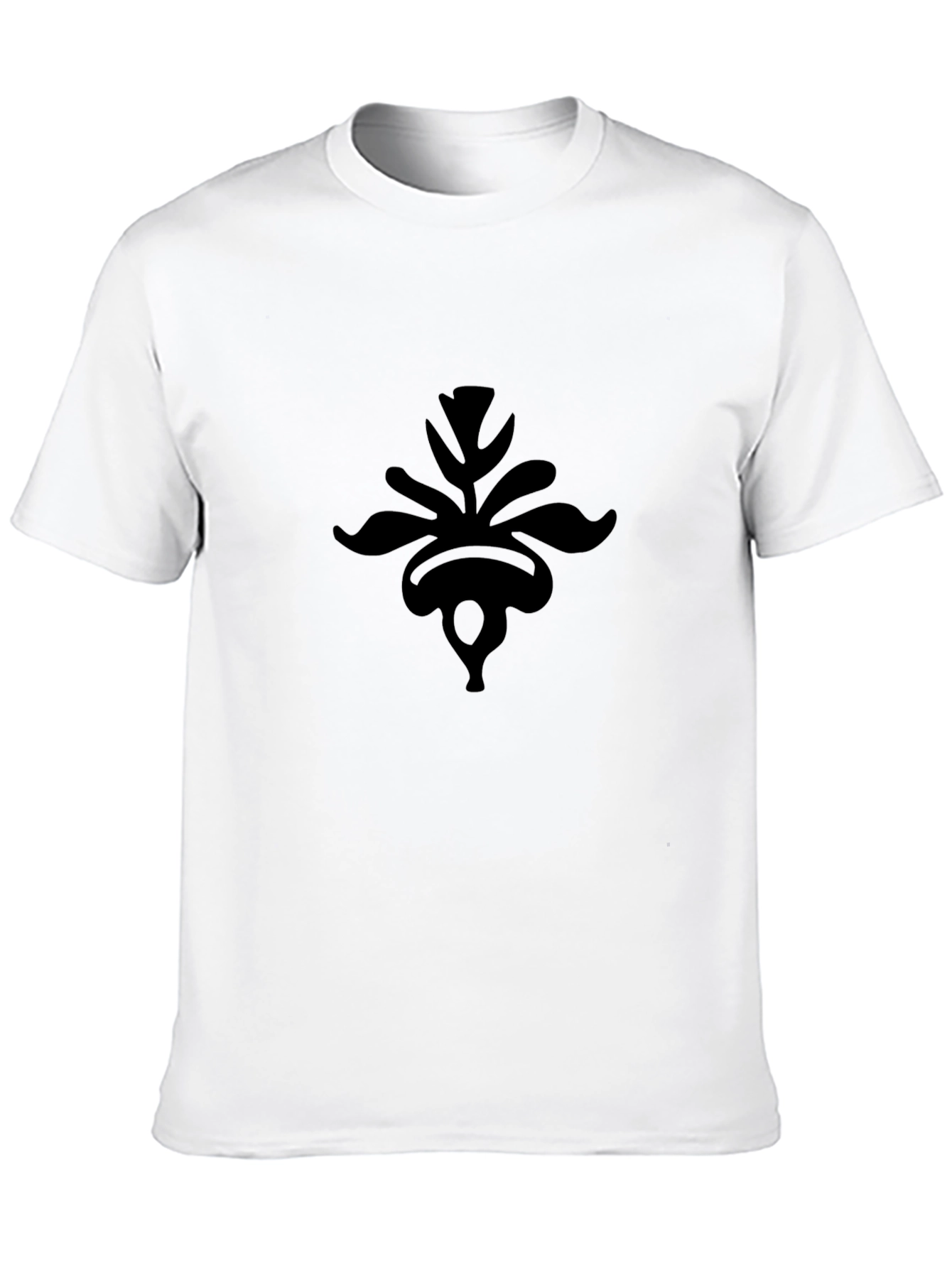 Elegant Black Graphic Tee - Stylish & Comfortable