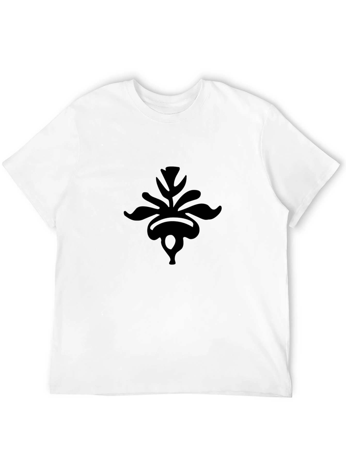 Elegant Black Graphic Tee - Stylish & Comfortable