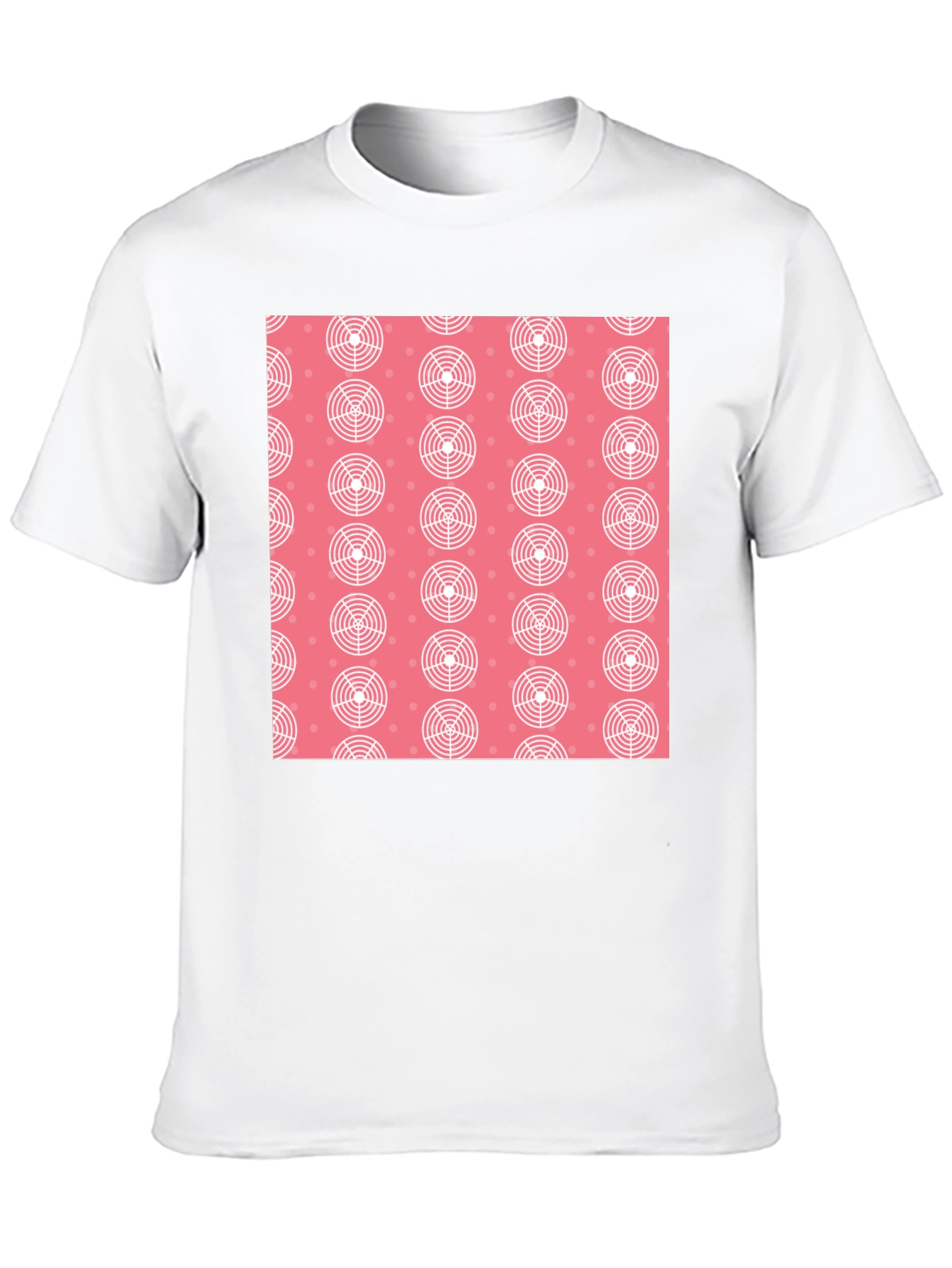 Modern Pattern Black T-Shirt