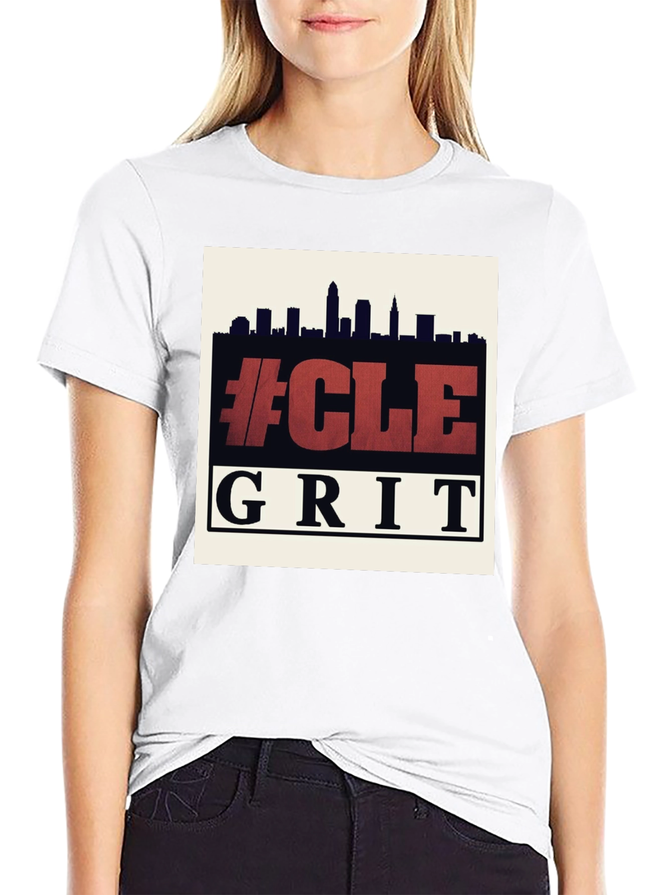 CLE Grit T-Shirt - City Skyline Graphic Tee