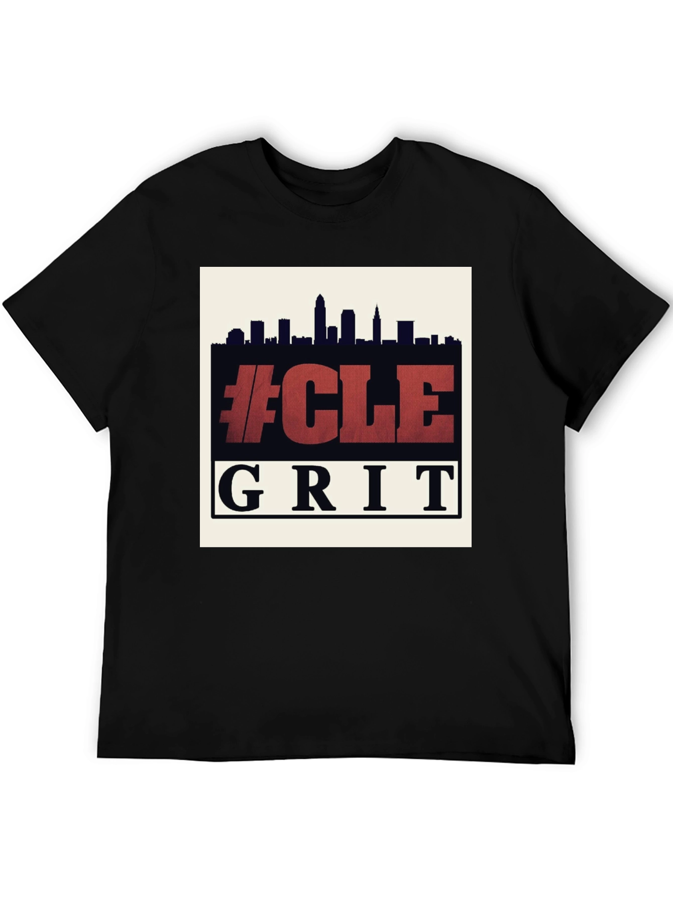 CLE Grit T-Shirt - City Skyline Graphic Tee