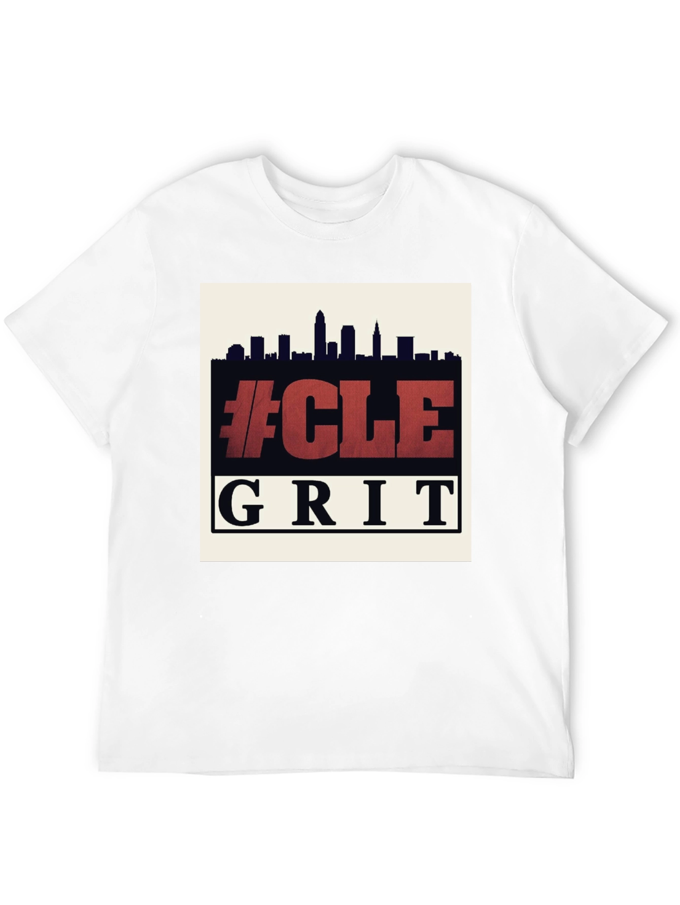 CLE Grit T-Shirt - City Skyline Graphic Tee