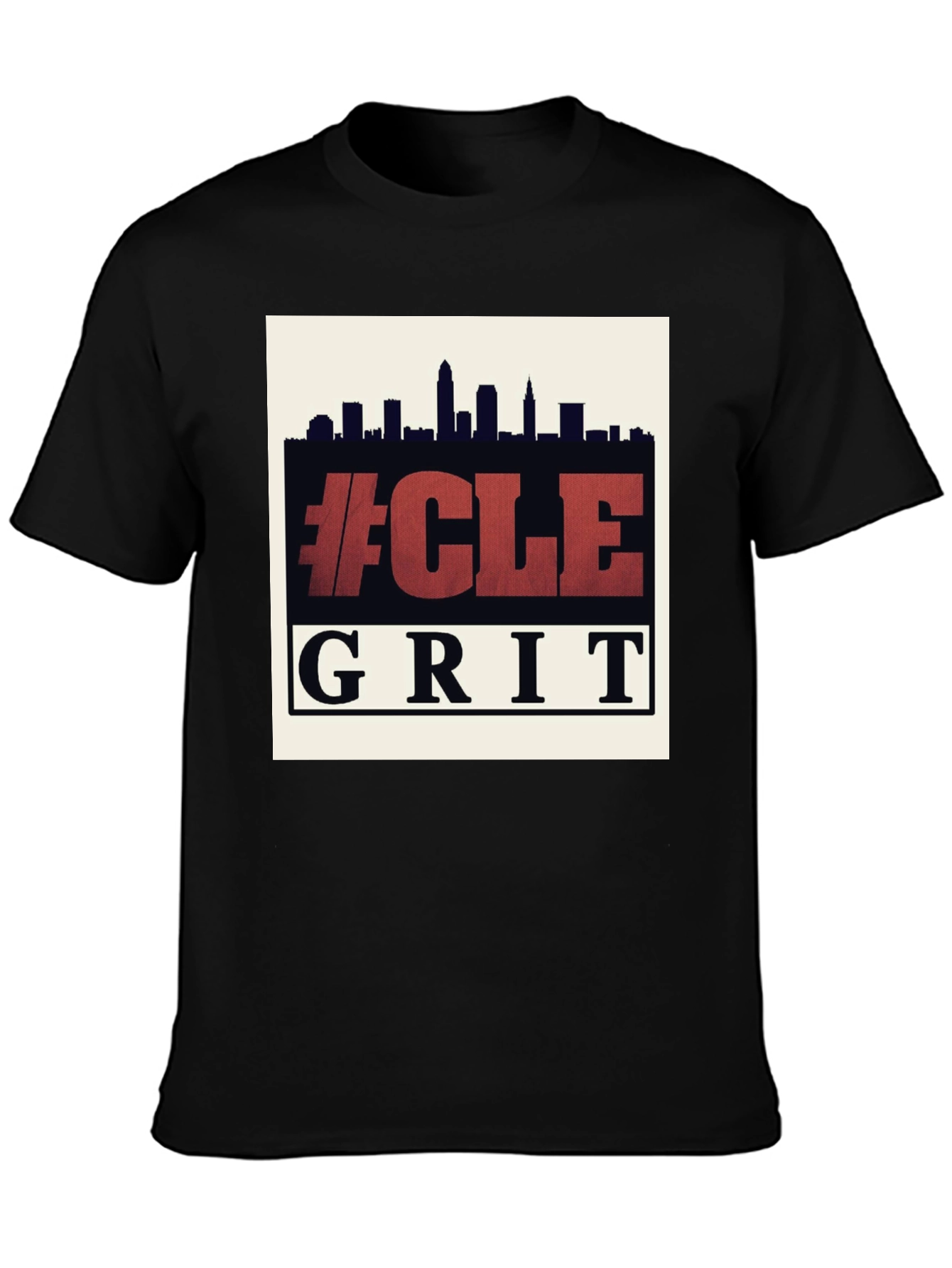 CLE Grit T-Shirt - City Skyline Graphic Tee