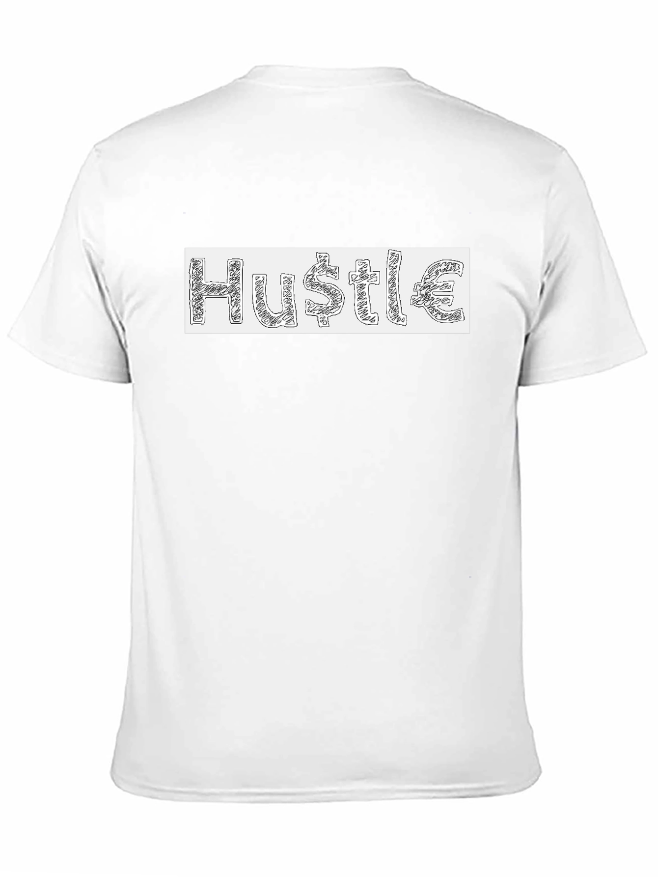 Hustle Graphic T-Shirt - Mens Crew Neck Tee
