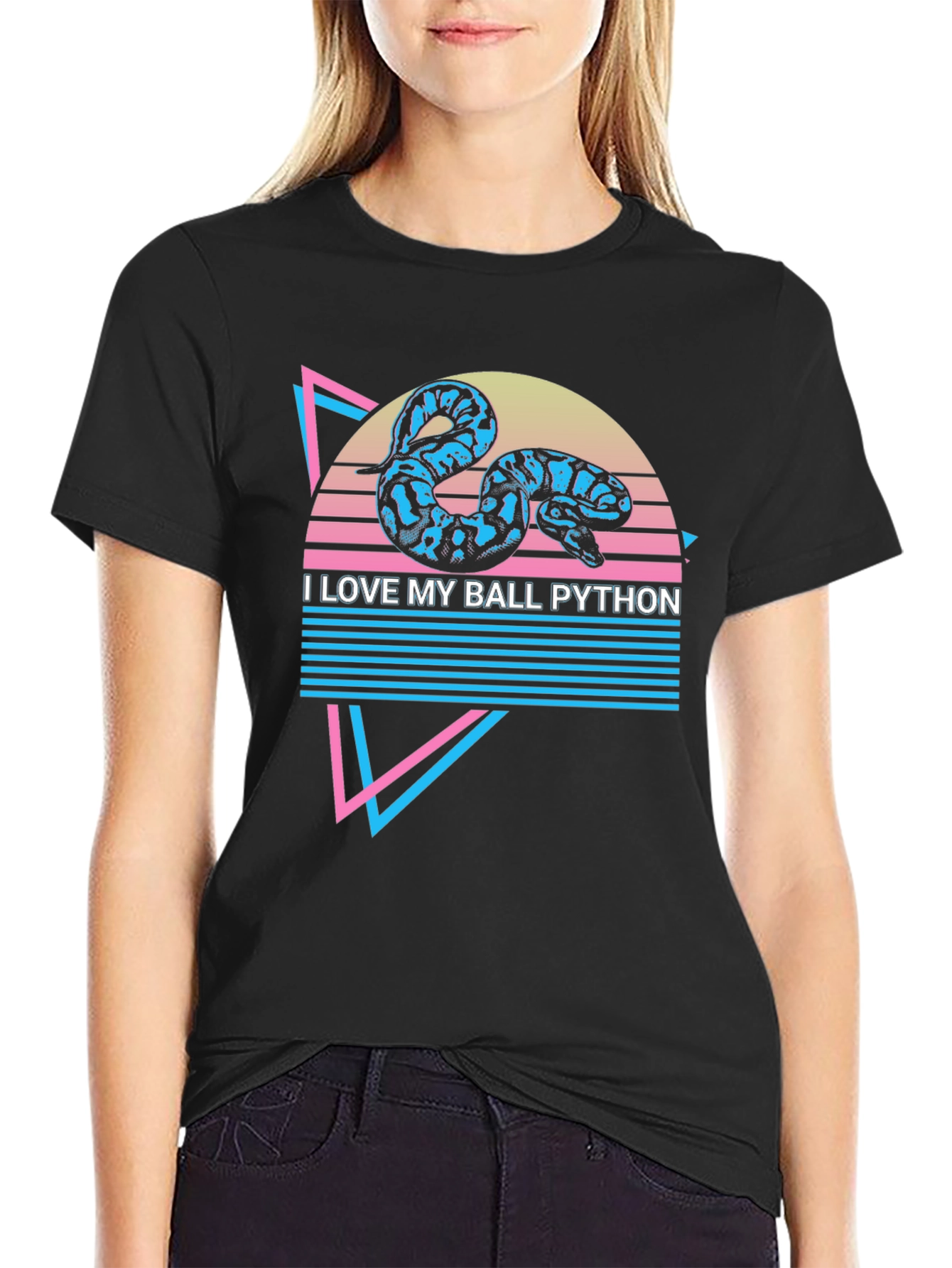 I Love My Ball Python Graphic Tee