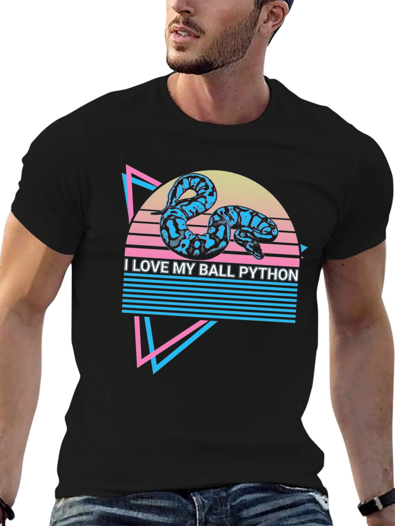 I Love My Ball Python Graphic Tee
