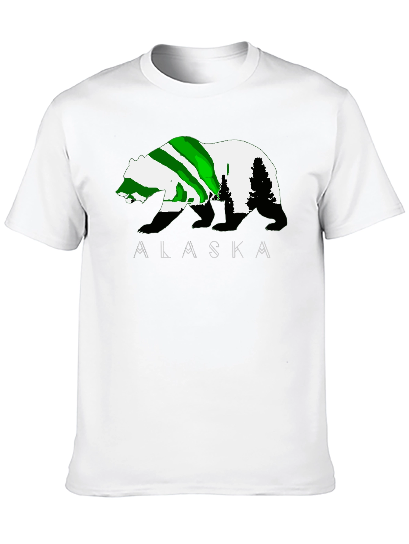 Alaska Bear Graphic T-Shirt - Outdoor Adventure Tee