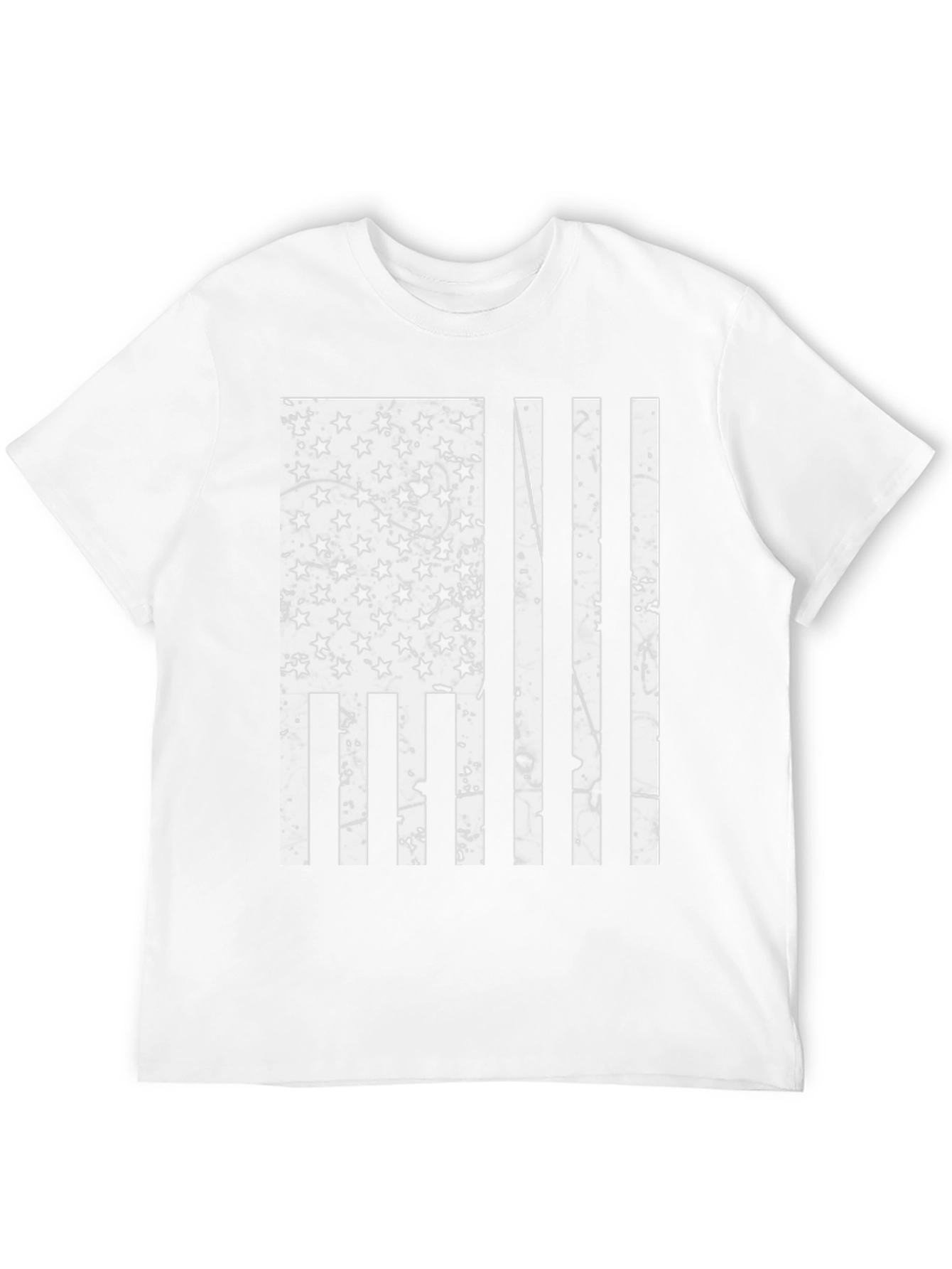 Patriotic American Flag Graphic Print T-Shirt