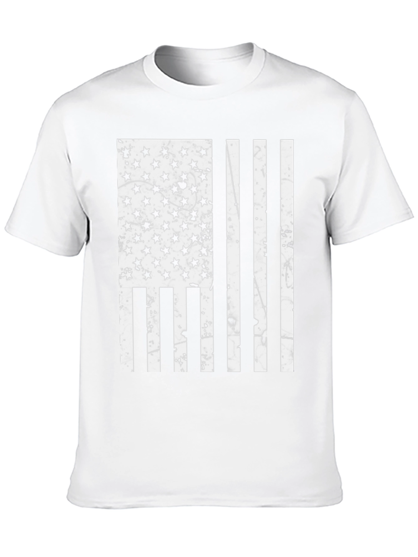 Patriotic American Flag Graphic Print T-Shirt