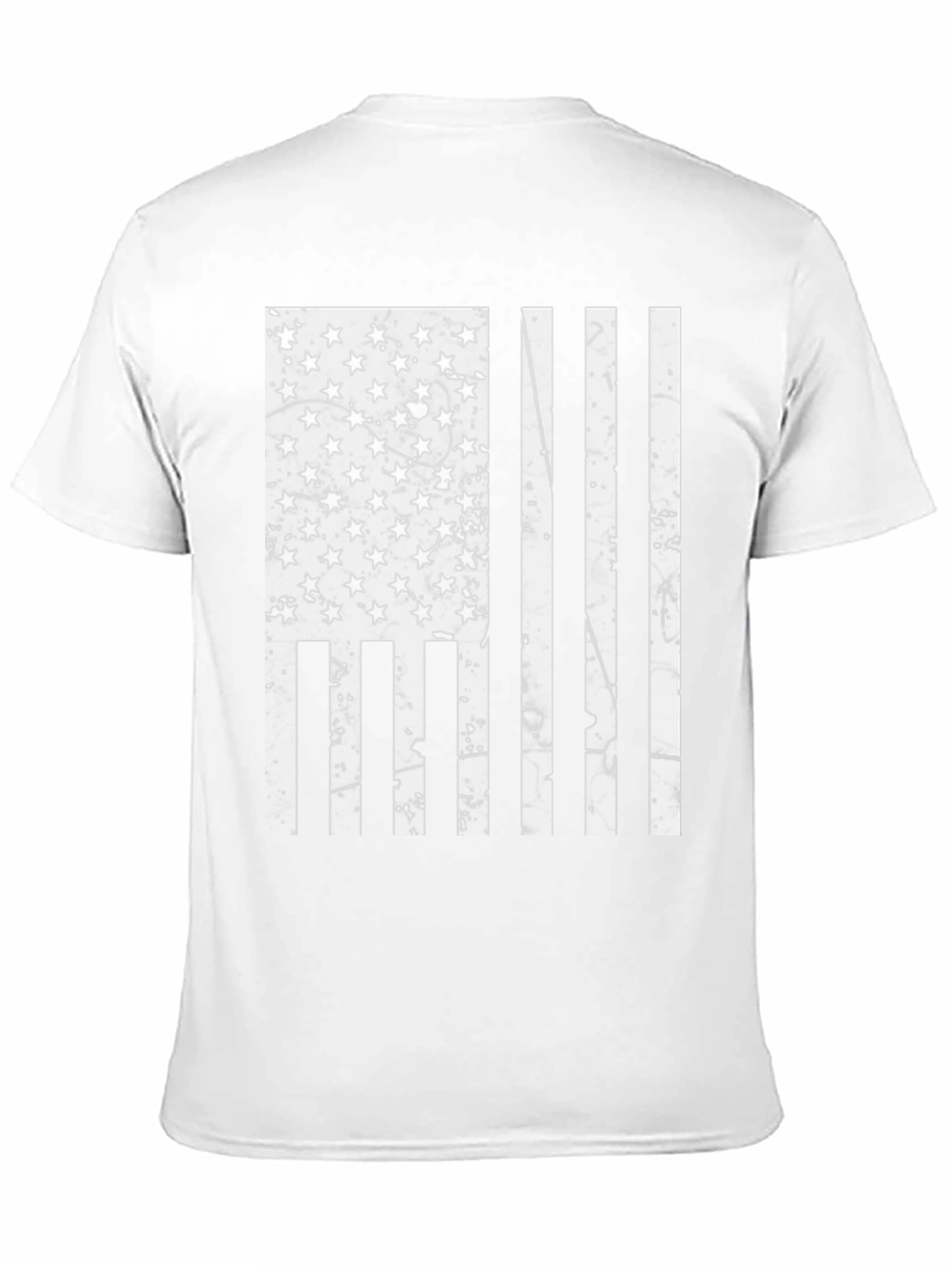 Patriotic American Flag Graphic Print T-Shirt