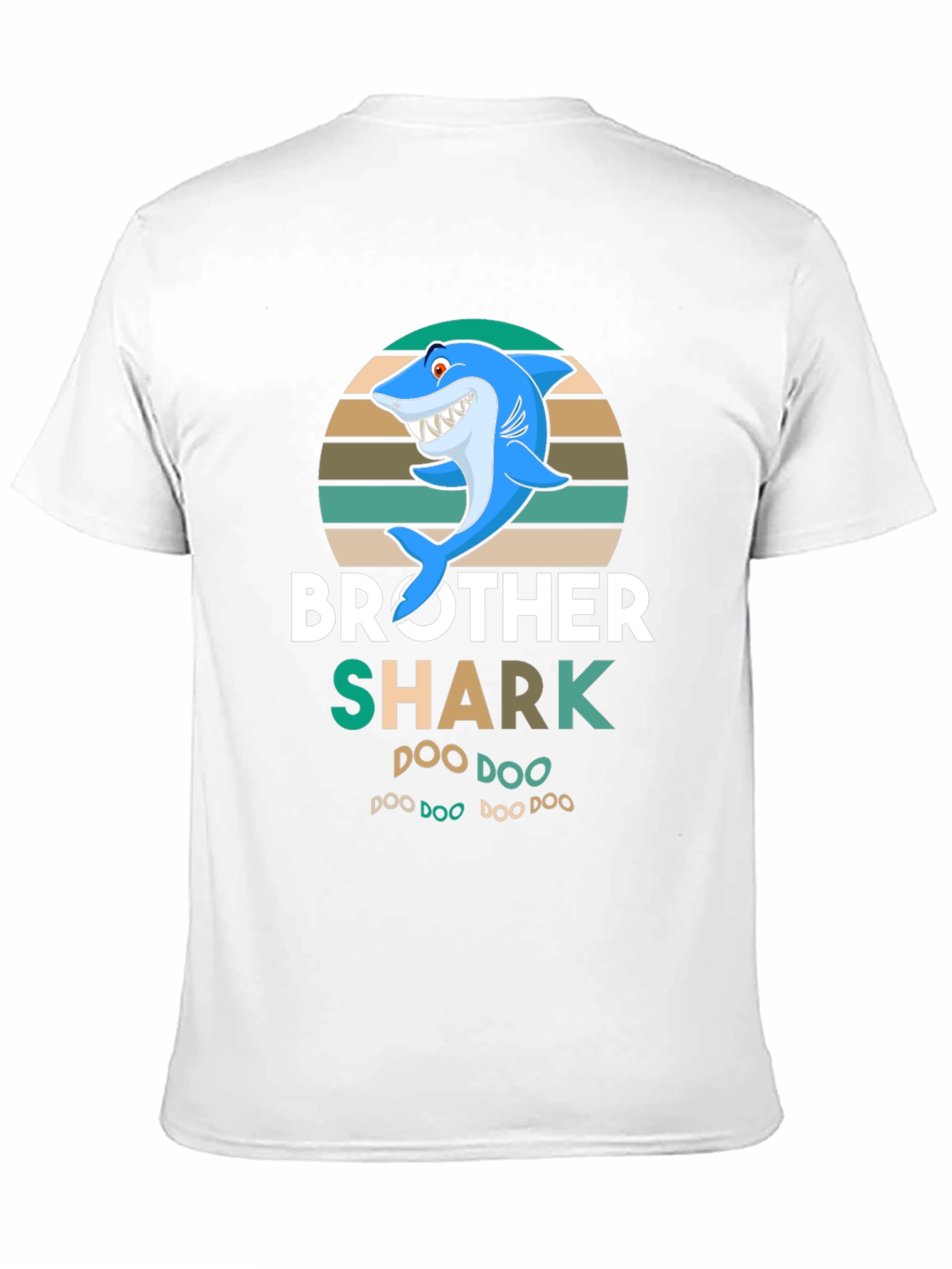 Brother Shark T-Shirt - Doo Doo Funny Shark Tee