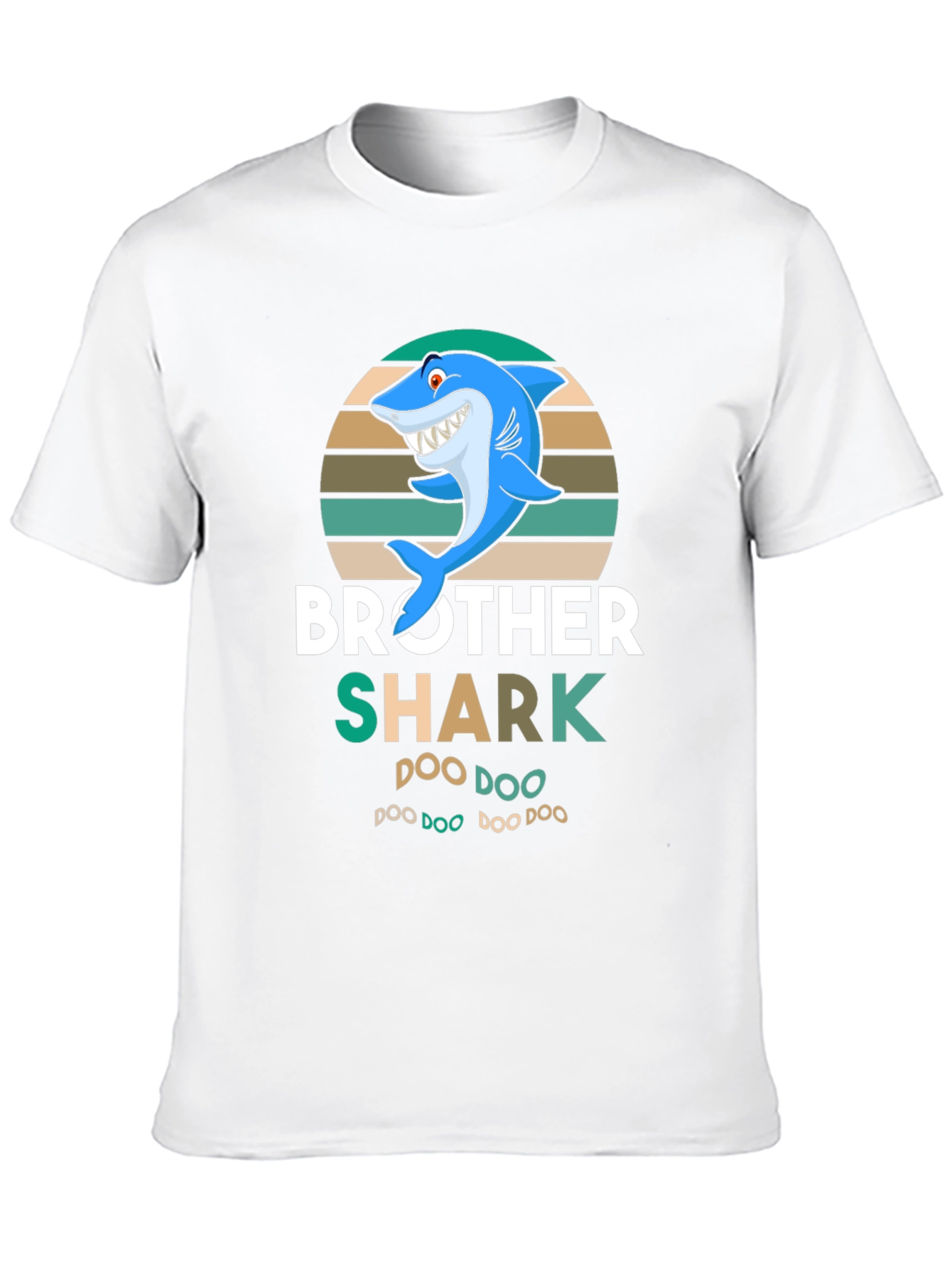 Brother Shark T-Shirt - Doo Doo Funny Shark Tee