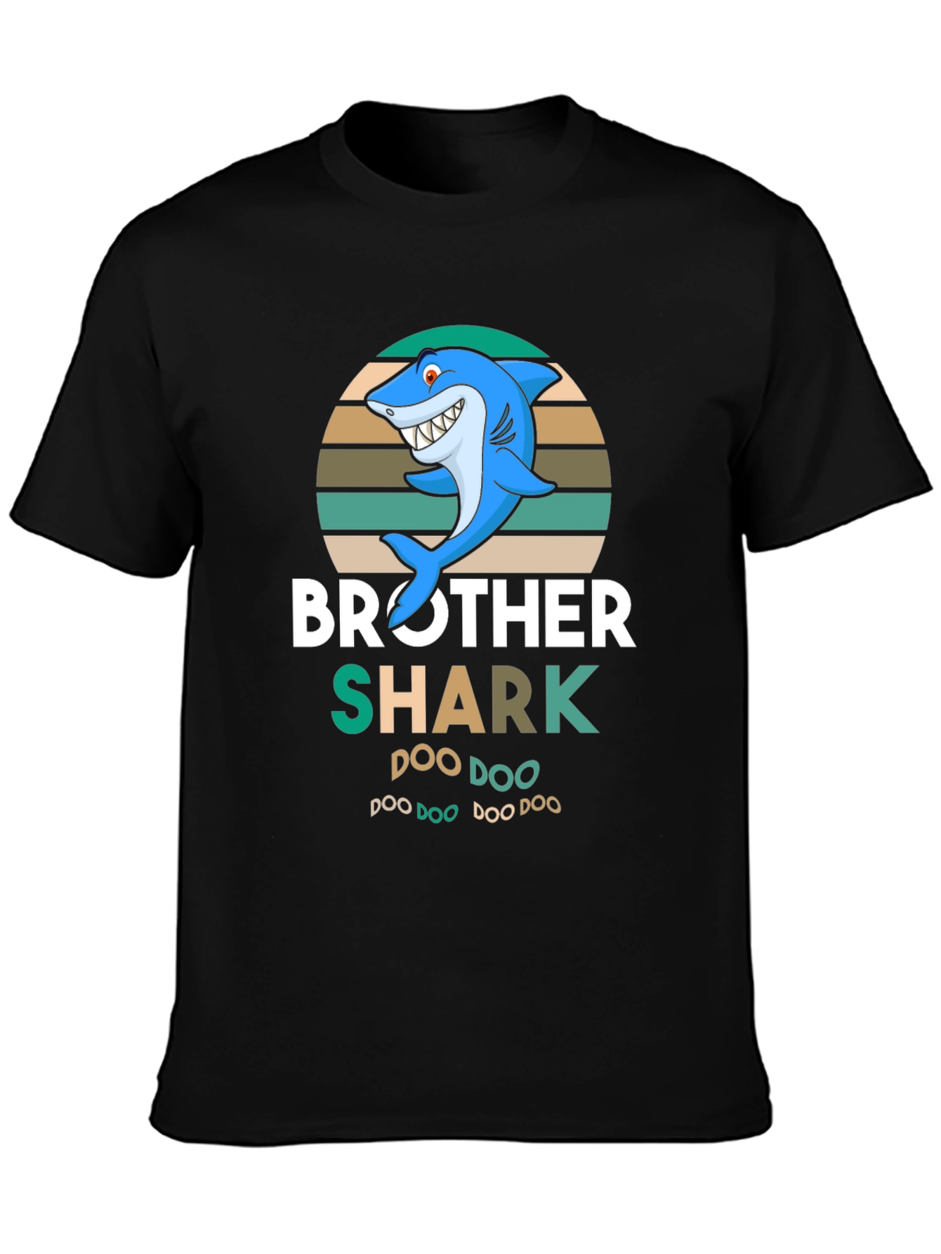 Brother Shark T-Shirt - Doo Doo Funny Shark Tee