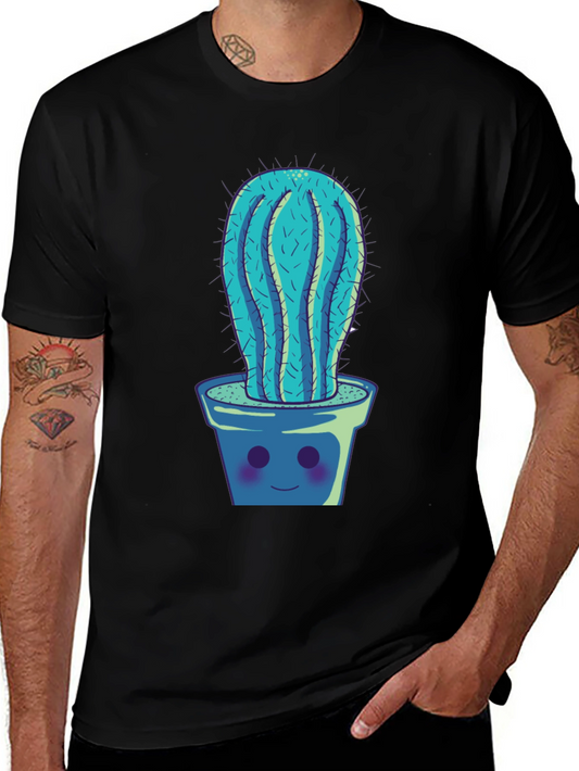 Cactus Potted Plant Graphic Tee