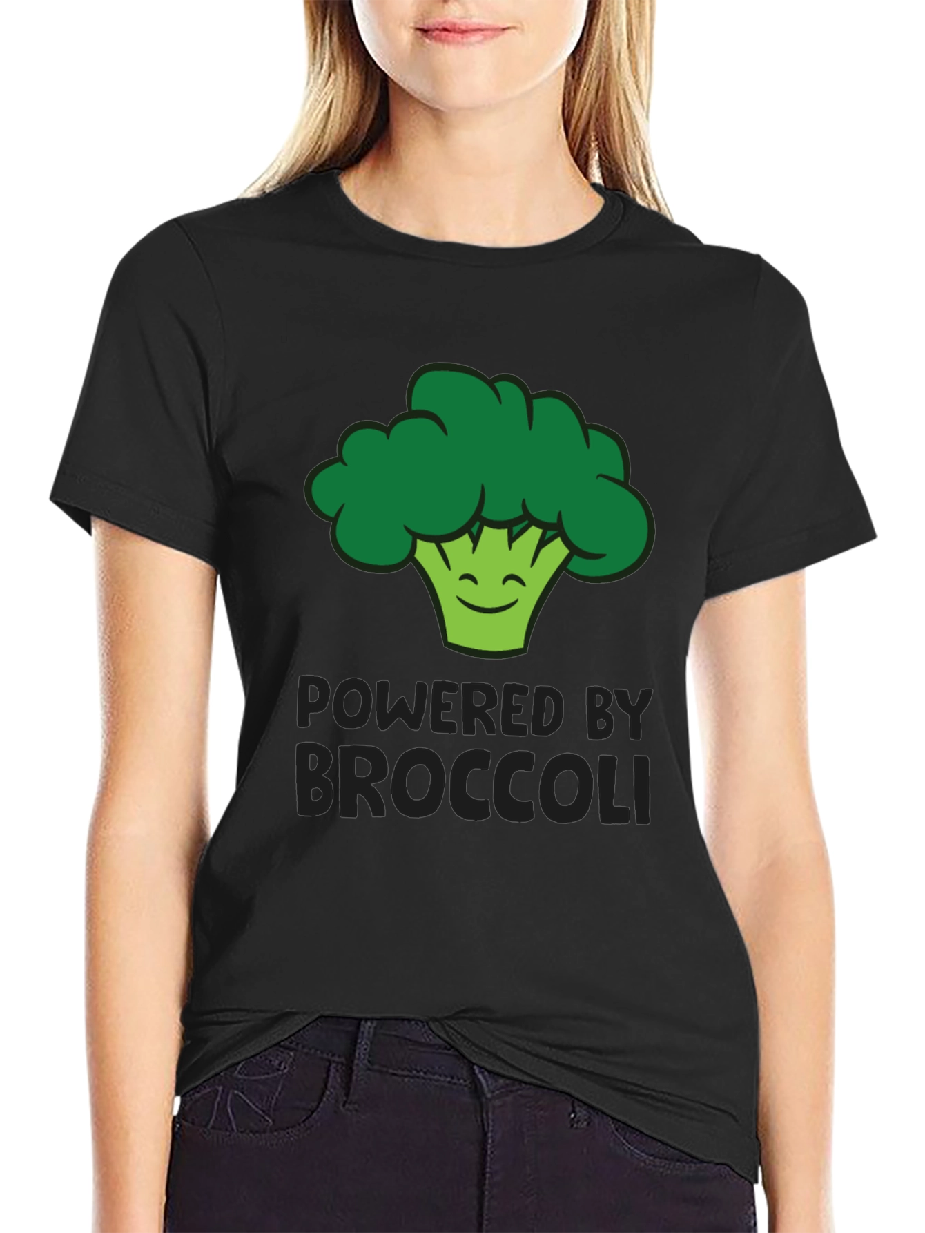Powered by Broccoli Graphic T-Shirt