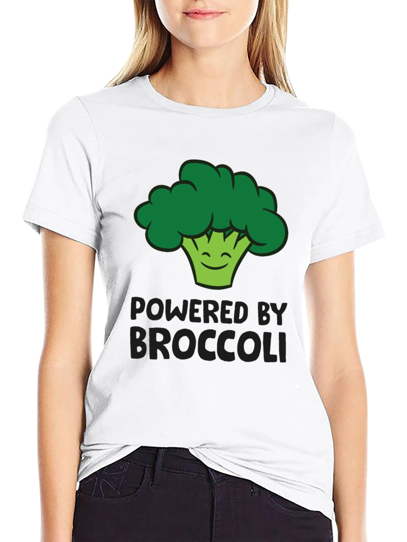 Powered by Broccoli Graphic T-Shirt
