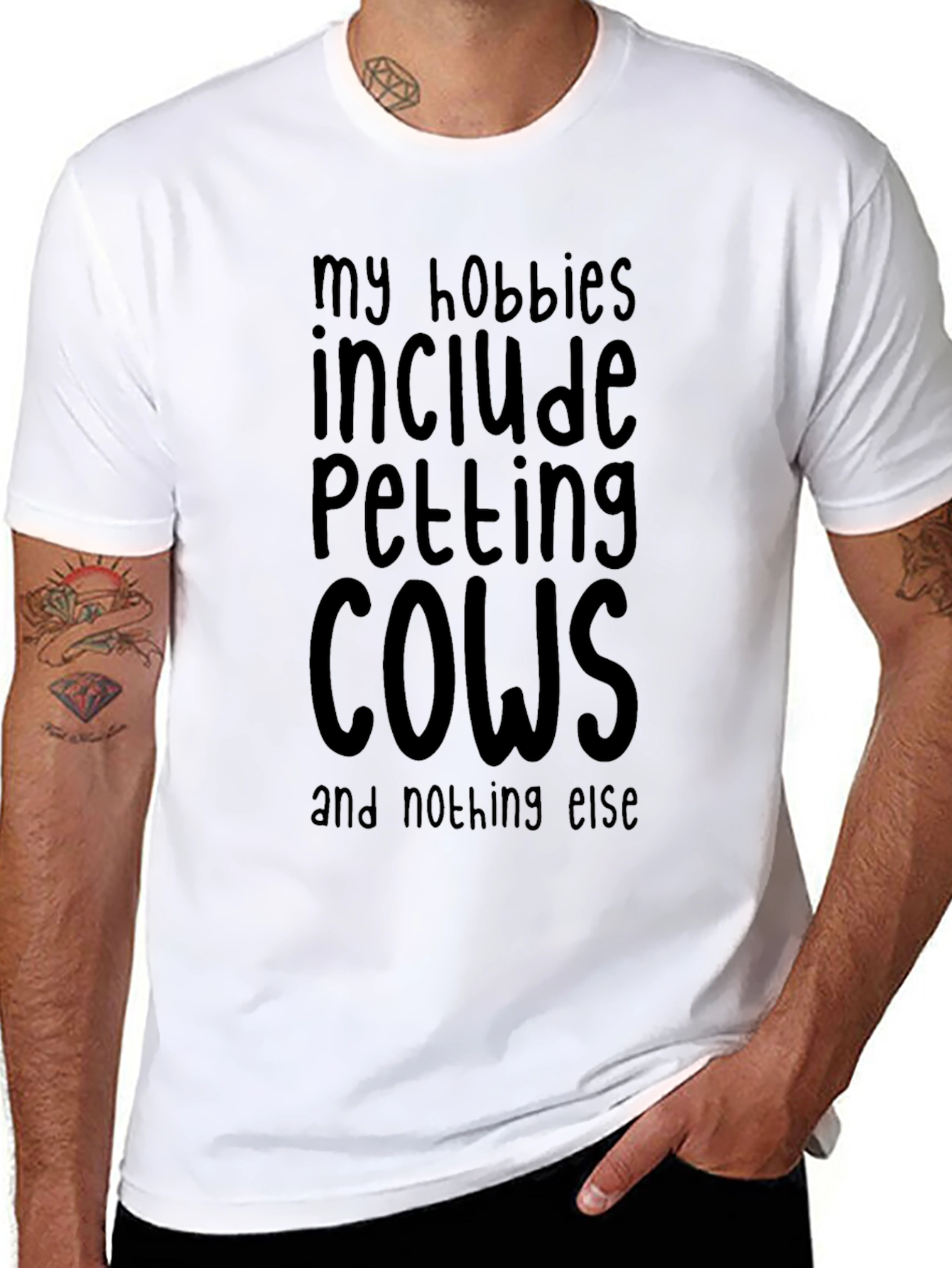 My Hobbies Include Petting Cows T-Shirt