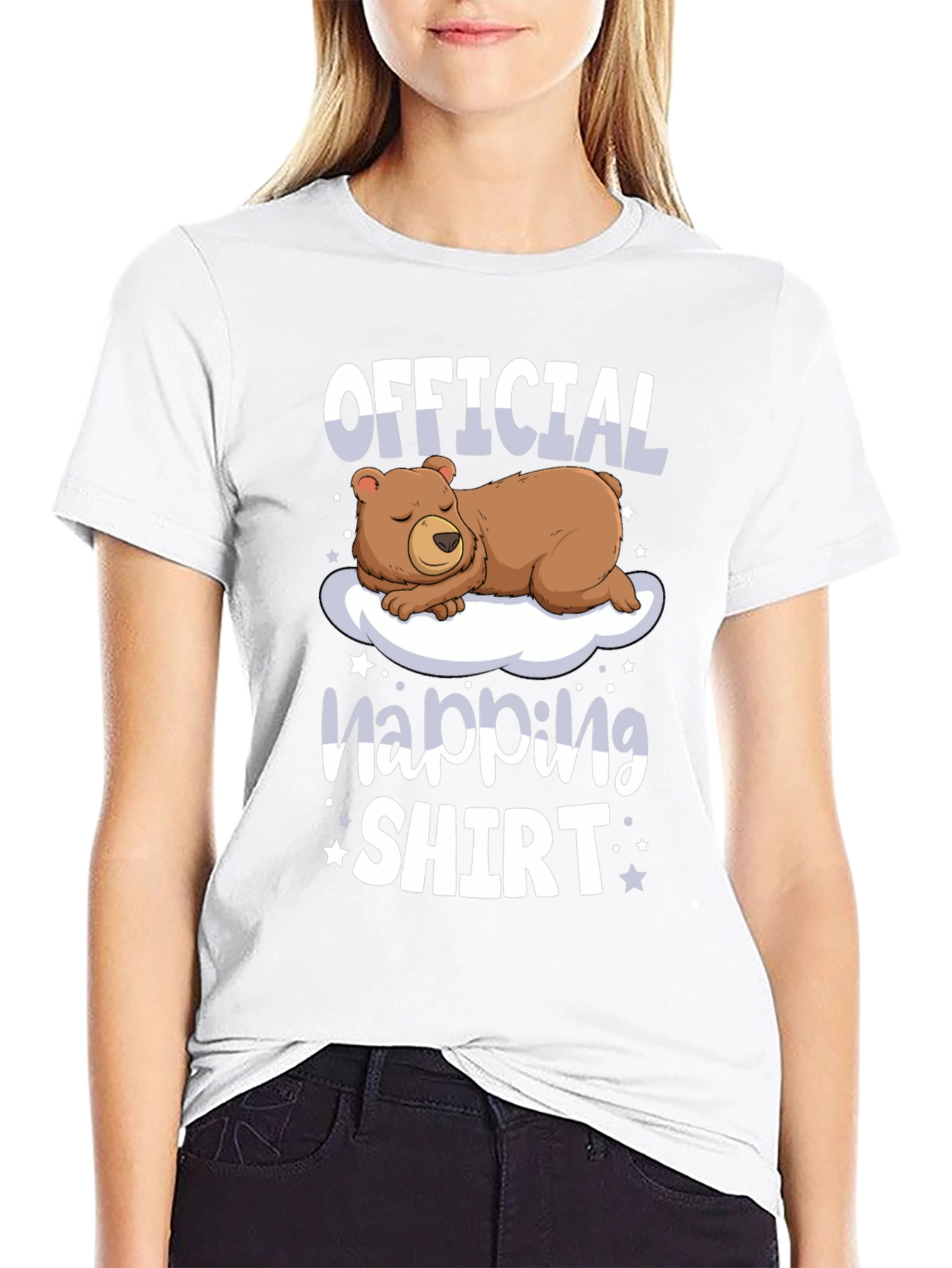 Official Napping Shirt - Bear on Cloud Graphic Tee
