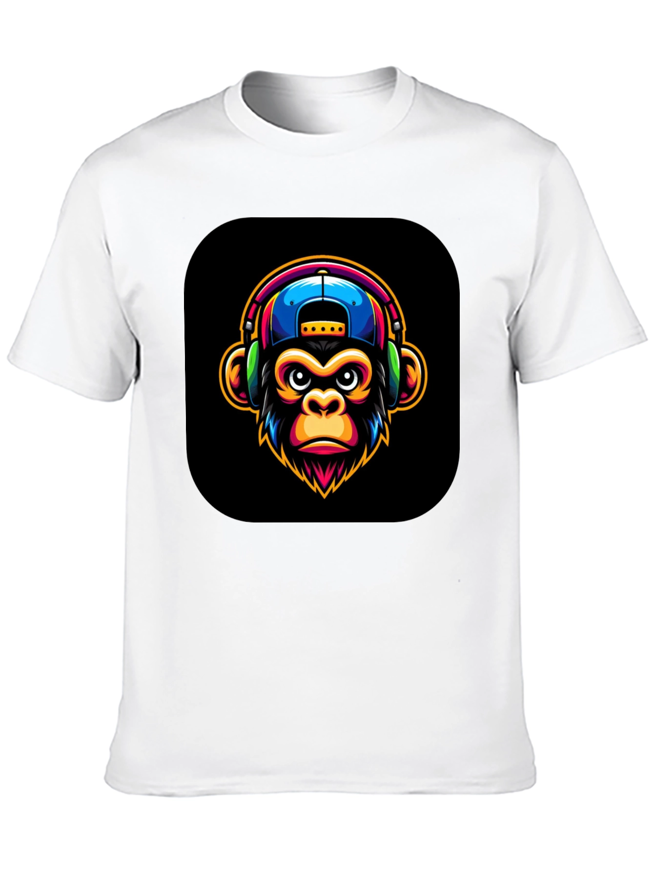 Cool Chimp Graphic Tee - Black Cotton Blend