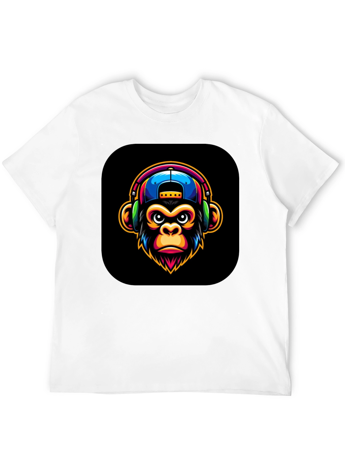 Cool Chimp Graphic Tee - Black Cotton Blend