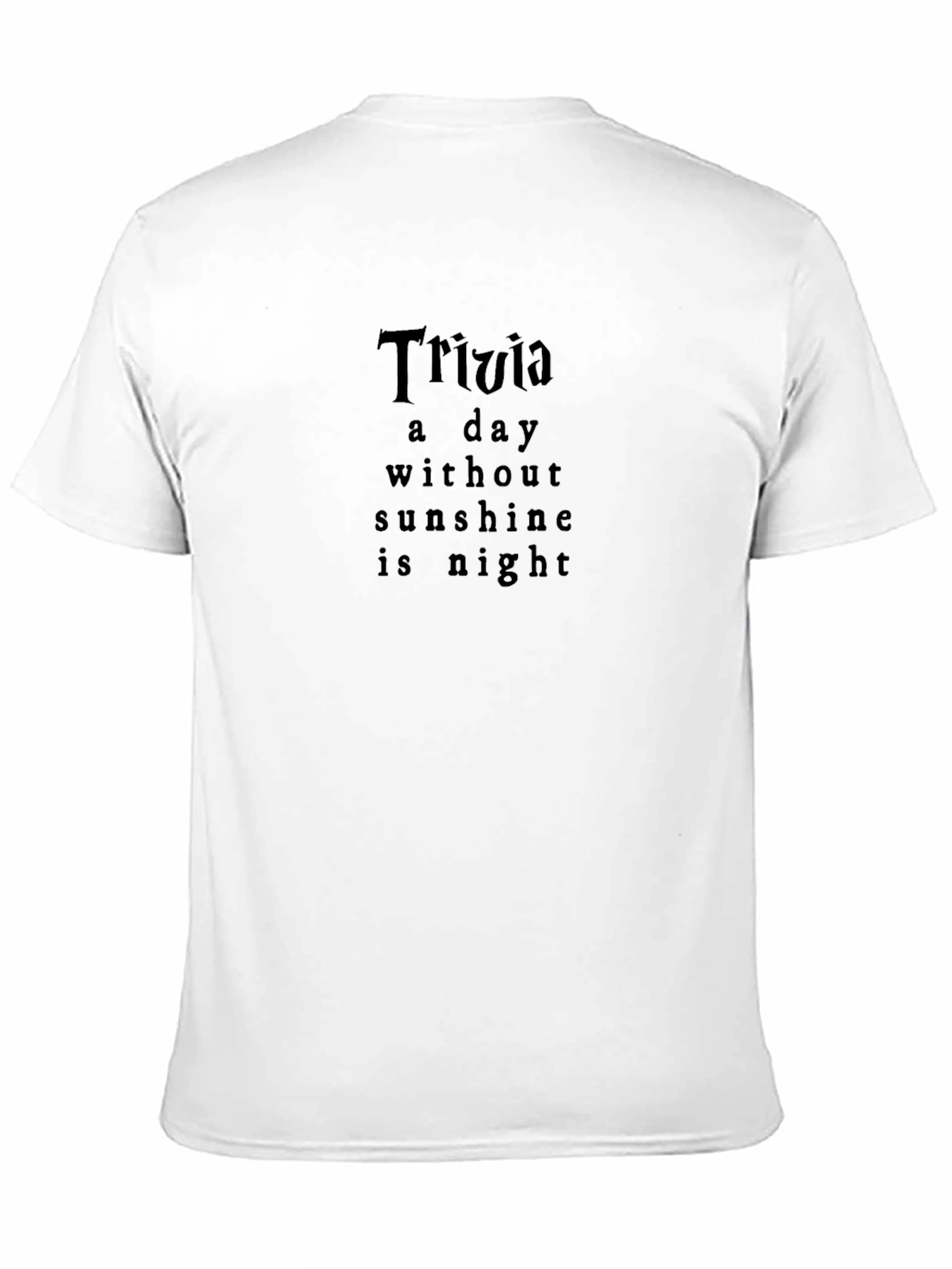 Trivia A Day Without Sunshine T-Shirt