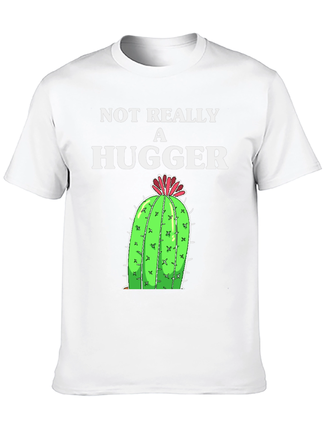 Not Really A Hugger Cactus Graphic Tee