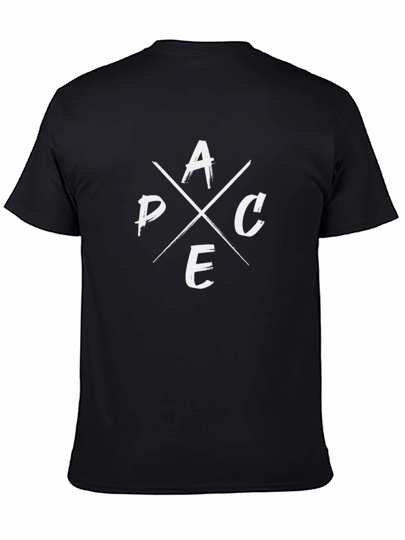 PACE Graphic Tee - Casual Black T-Shirt