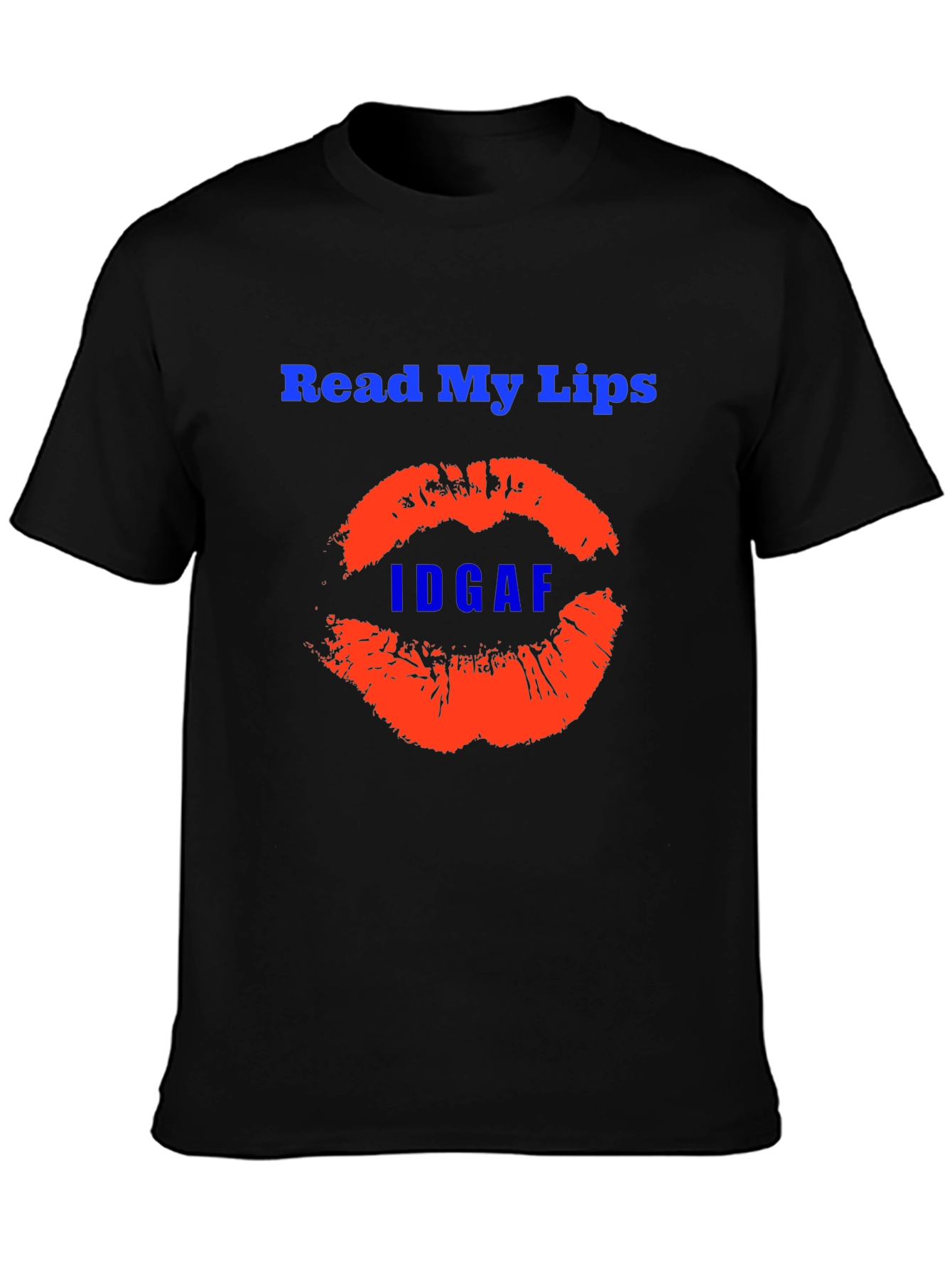 Read My Lips Graphic Tee - Edgy Statement Shirt