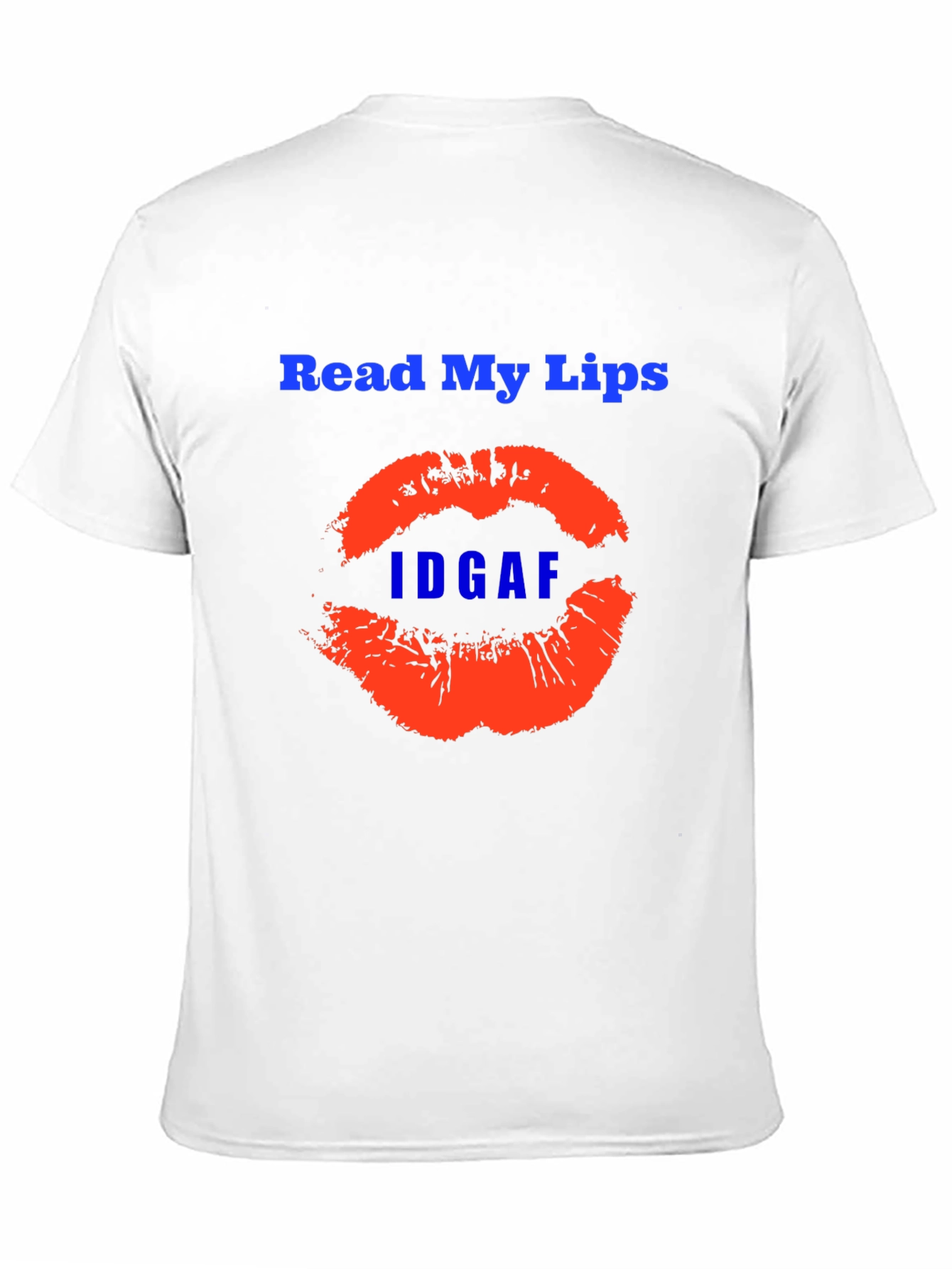 Read My Lips Graphic Tee - Edgy Statement Shirt