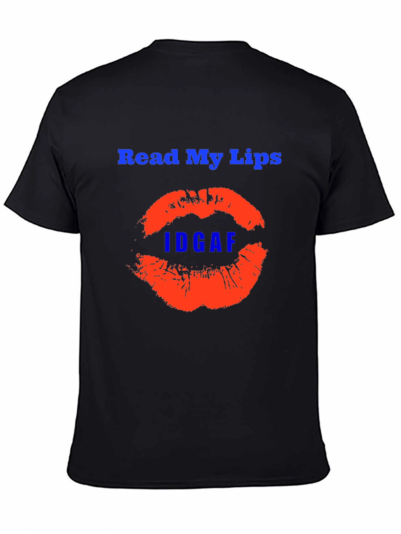 Read My Lips Graphic Tee - Edgy Statement Shirt