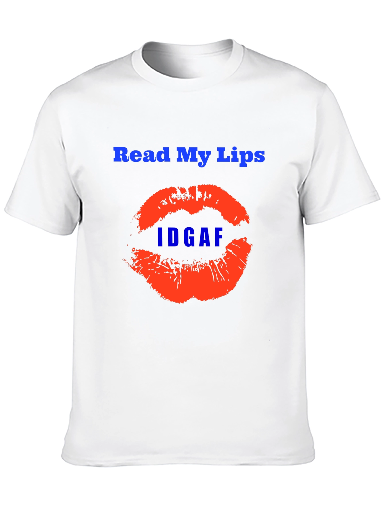 Read My Lips Graphic Tee - Edgy Statement Shirt