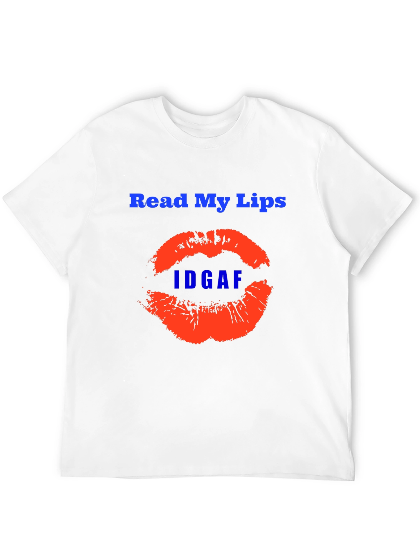 Read My Lips Graphic Tee - Edgy Statement Shirt
