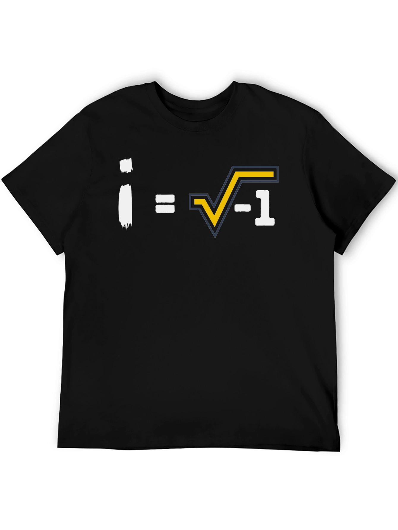 Math Humor T-Shirt: Imaginary Number i = √-1