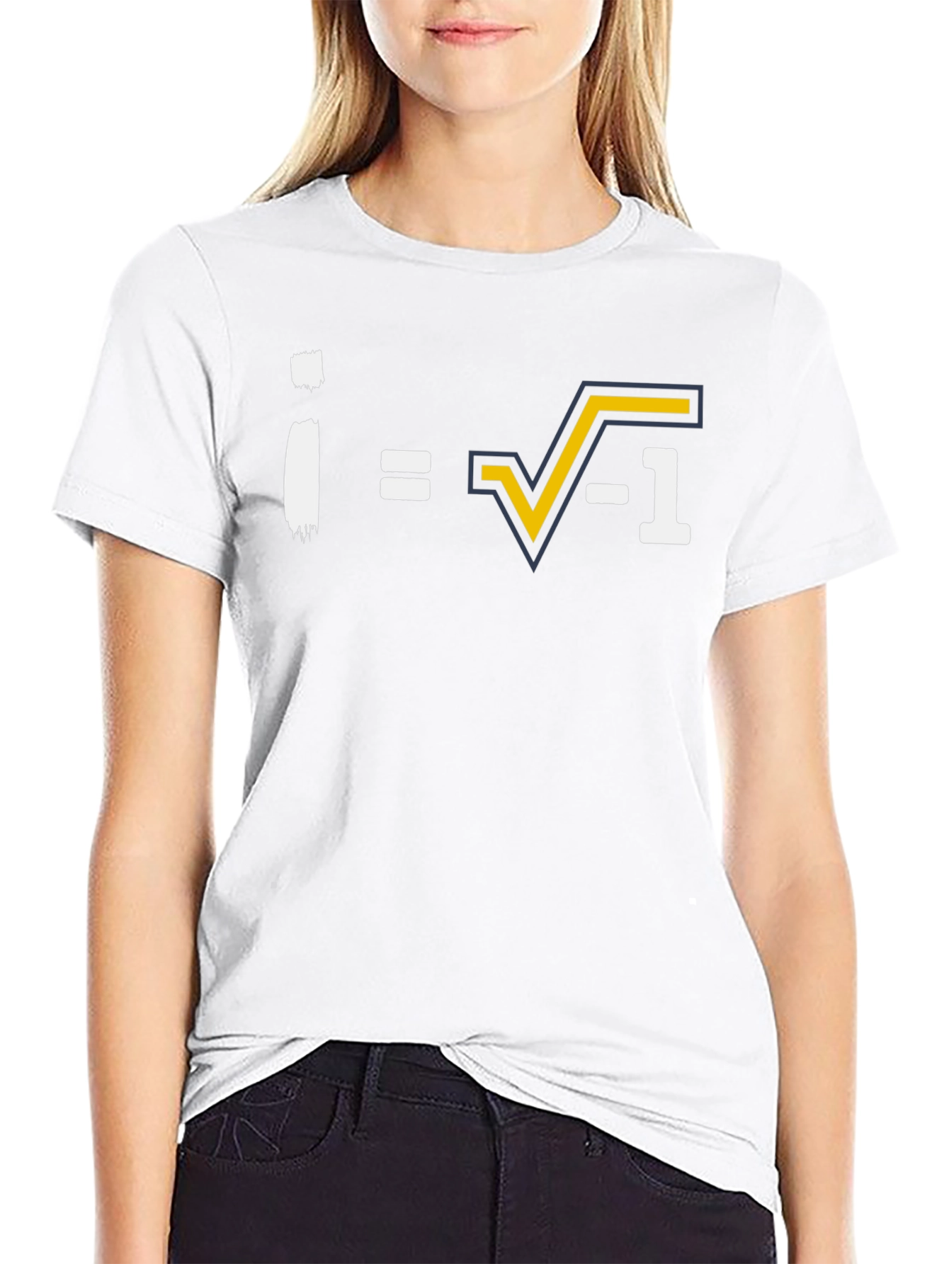 Math Humor T-Shirt: Imaginary Number i = √-1