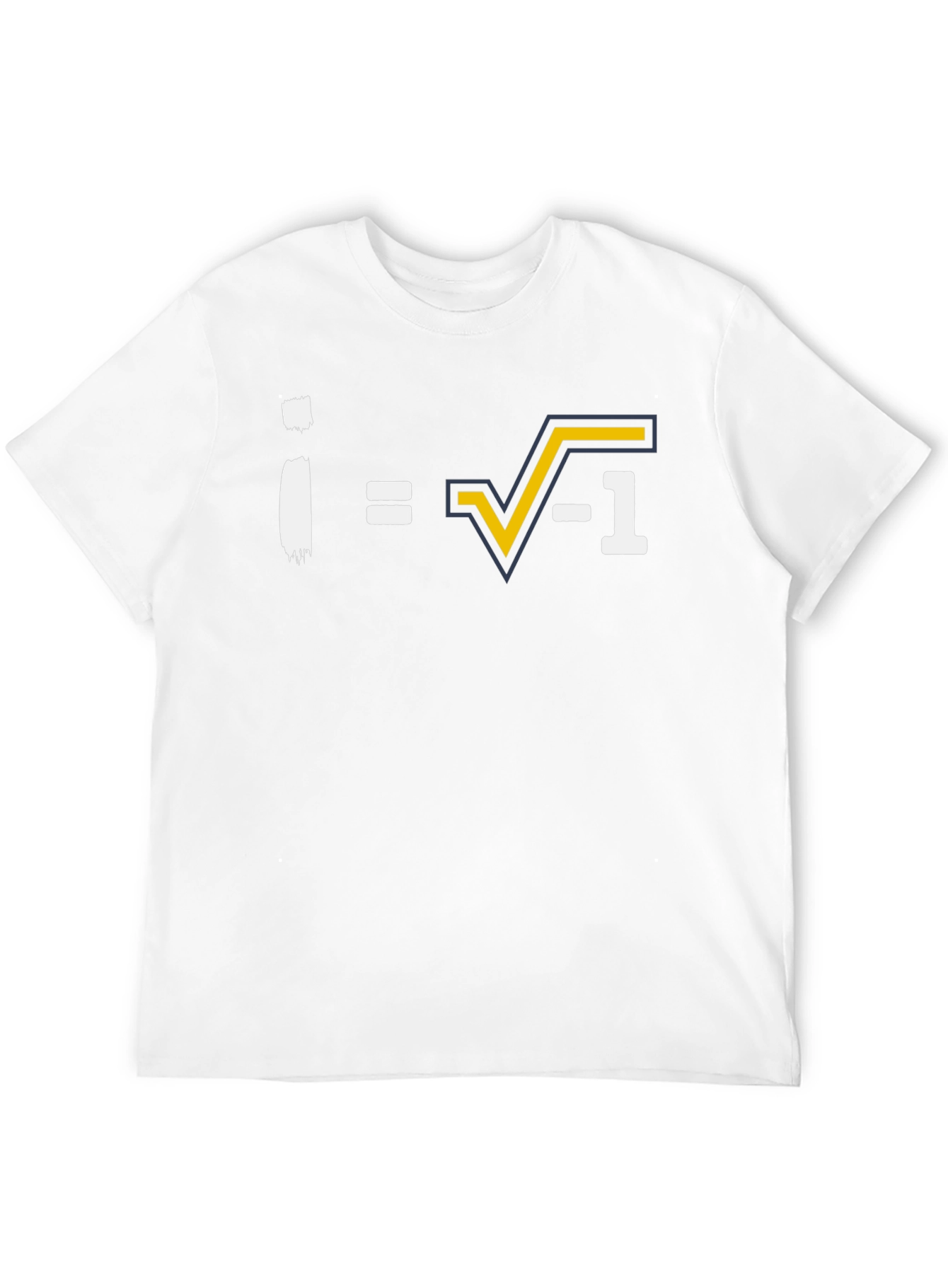 Math Humor T-Shirt: Imaginary Number i = √-1