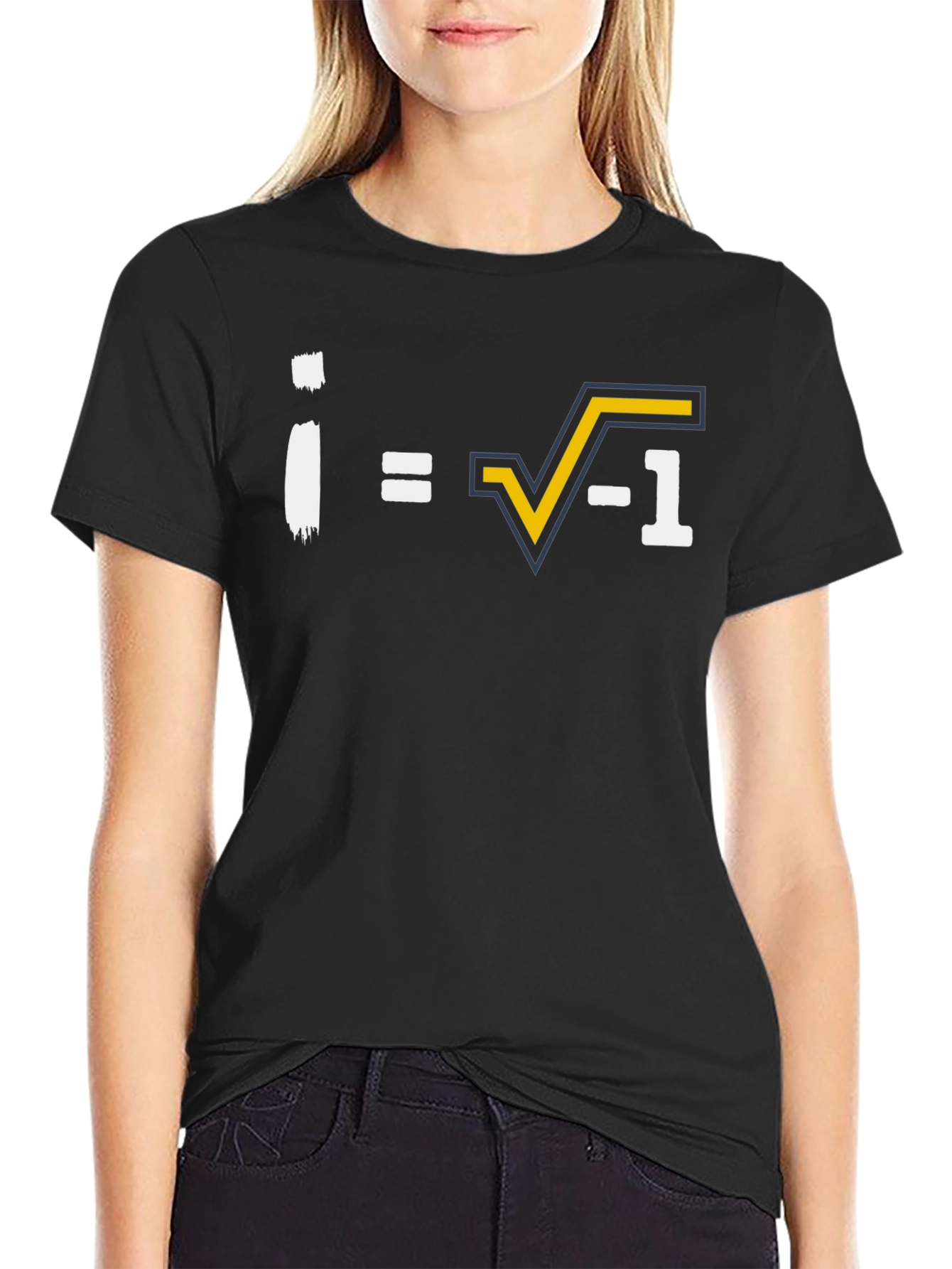 Math Humor T-Shirt: Imaginary Number i = √-1