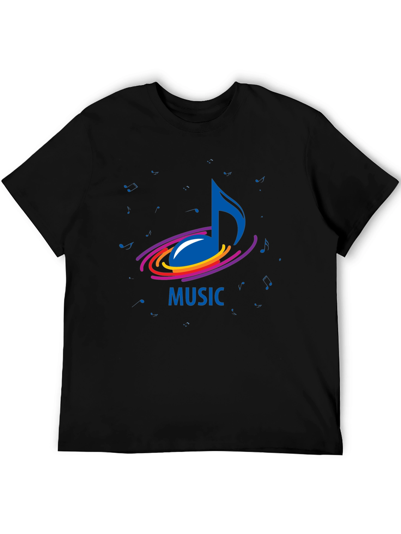 Music Note Graphic Tee - Stylish Casual Wear