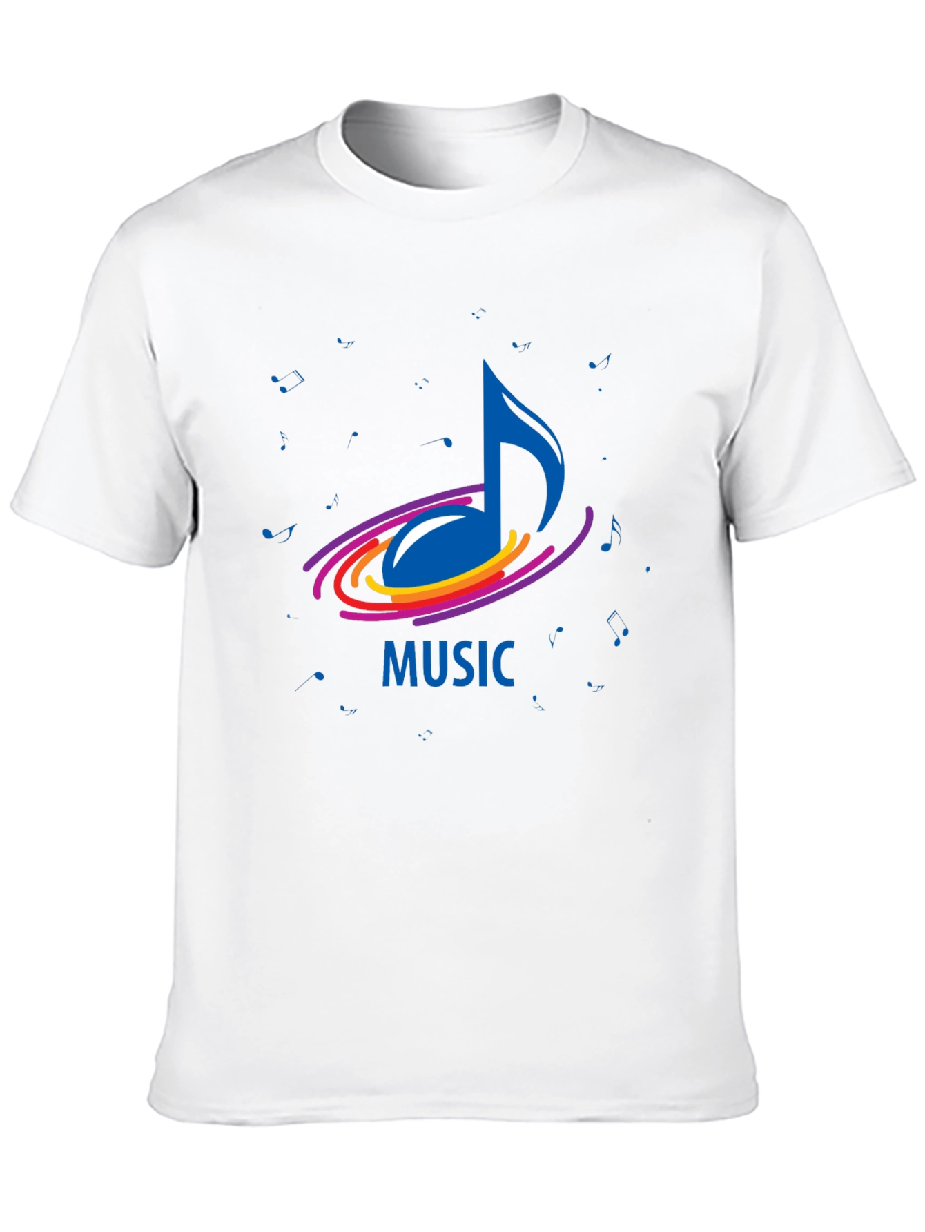 Music Note Graphic Tee - Stylish Casual Wear